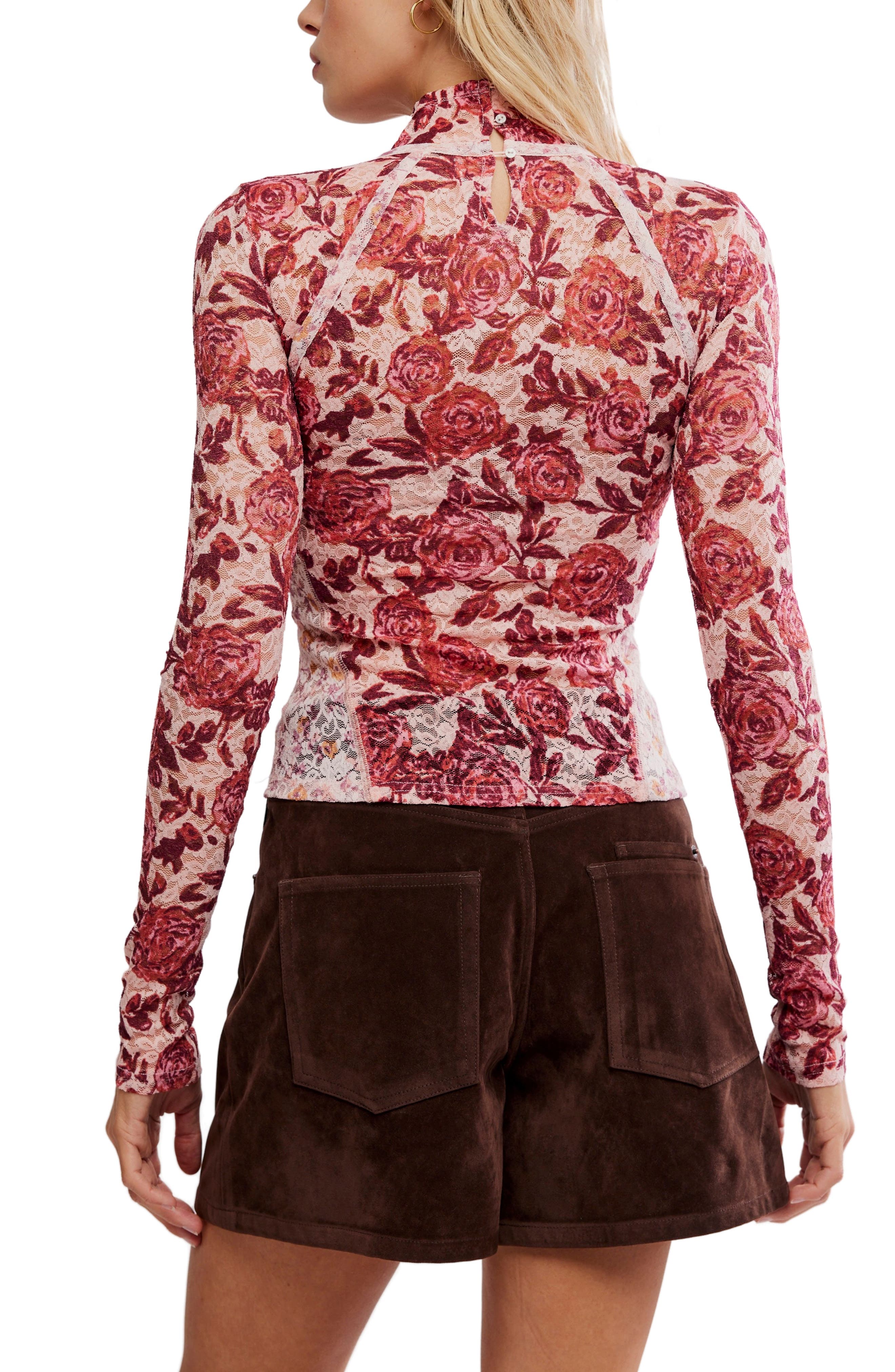 Lyric Floral Lace Top - image 4