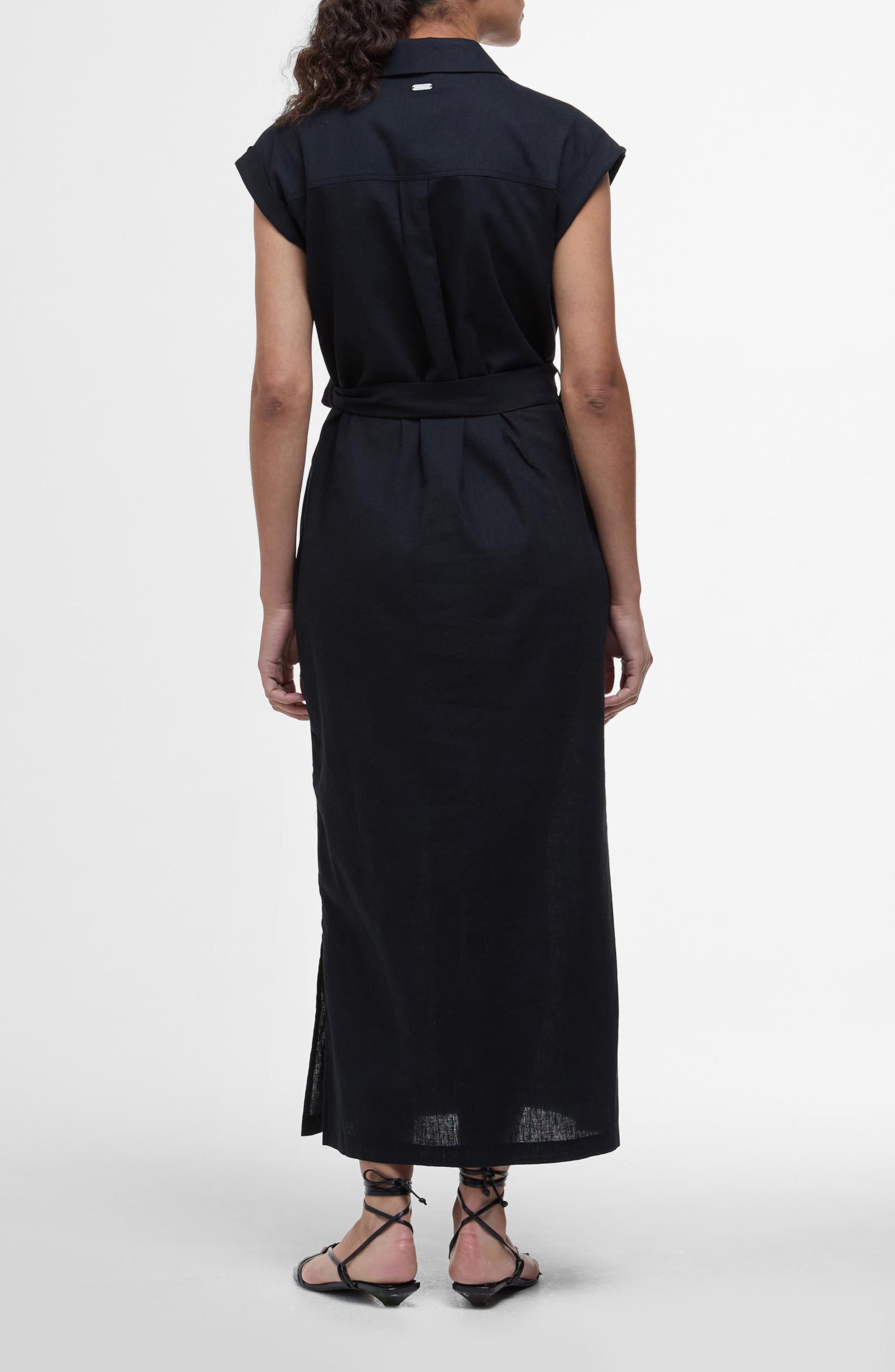 Birdie Cotton & Linen Maxi Shirtdress - image 2