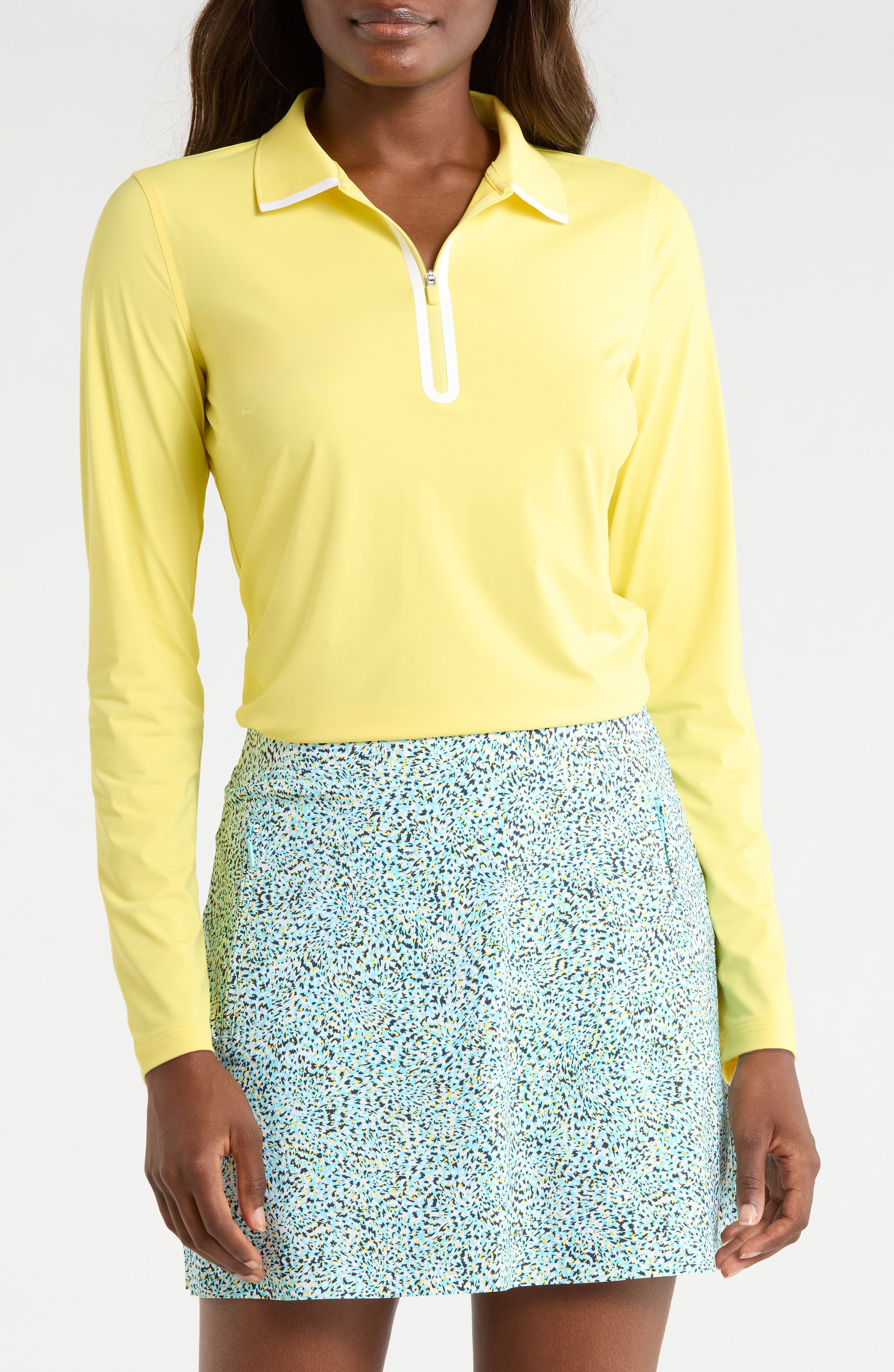 Silky Tech Nylon Long Sleeve Golf Polo - image 5