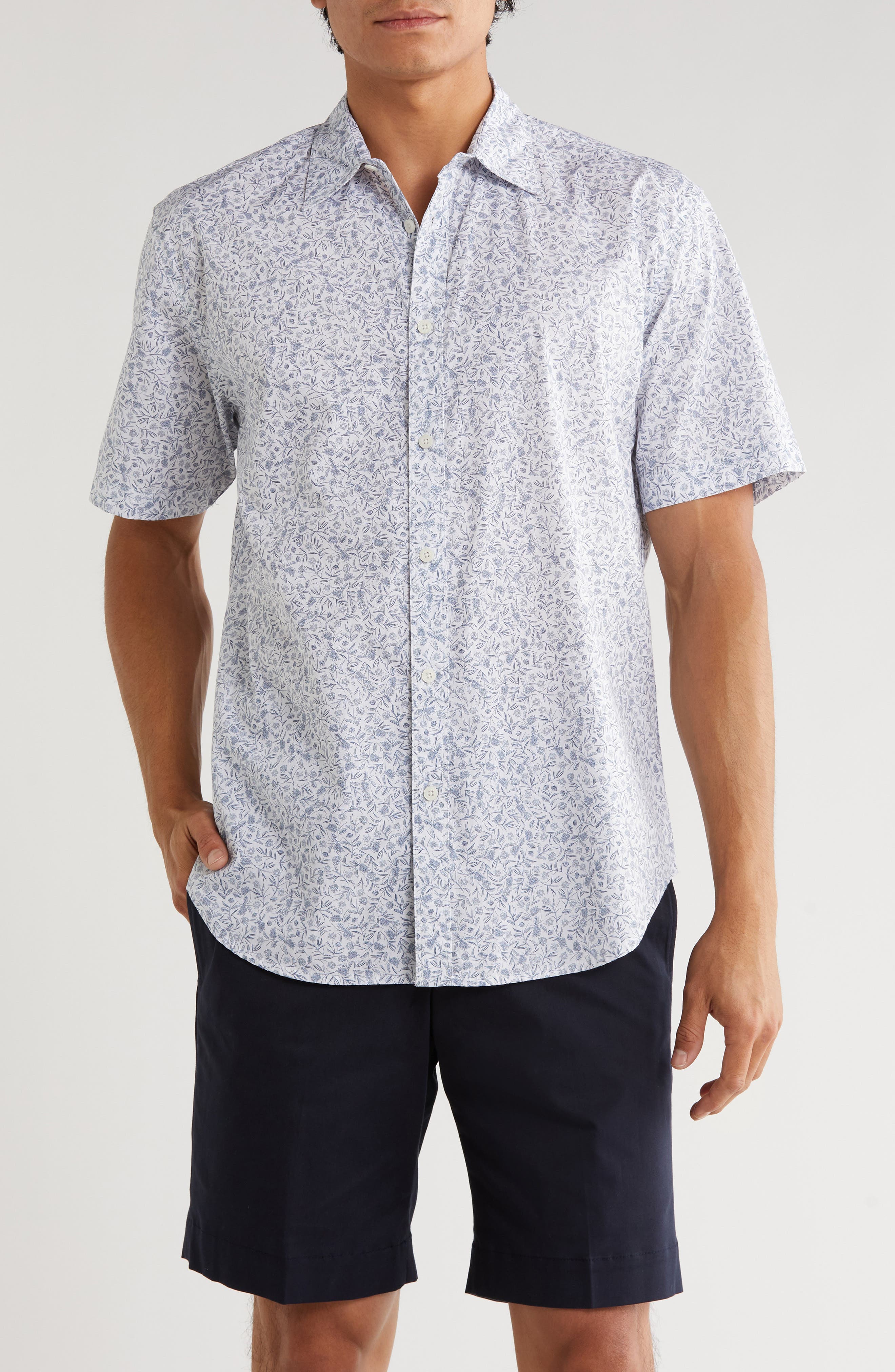 Astor Printed Short Sleeve Shirt - image 5