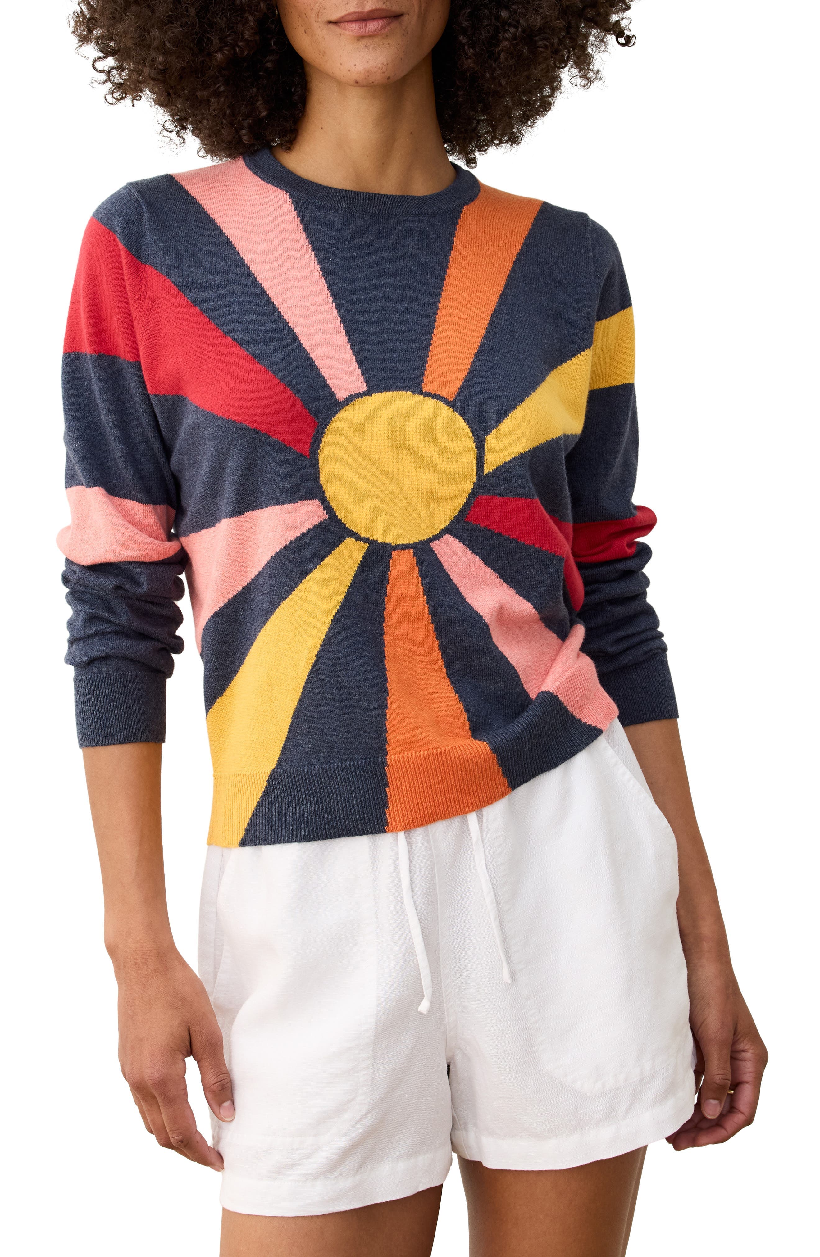 Exploded Sun Icon Sweater - image 1