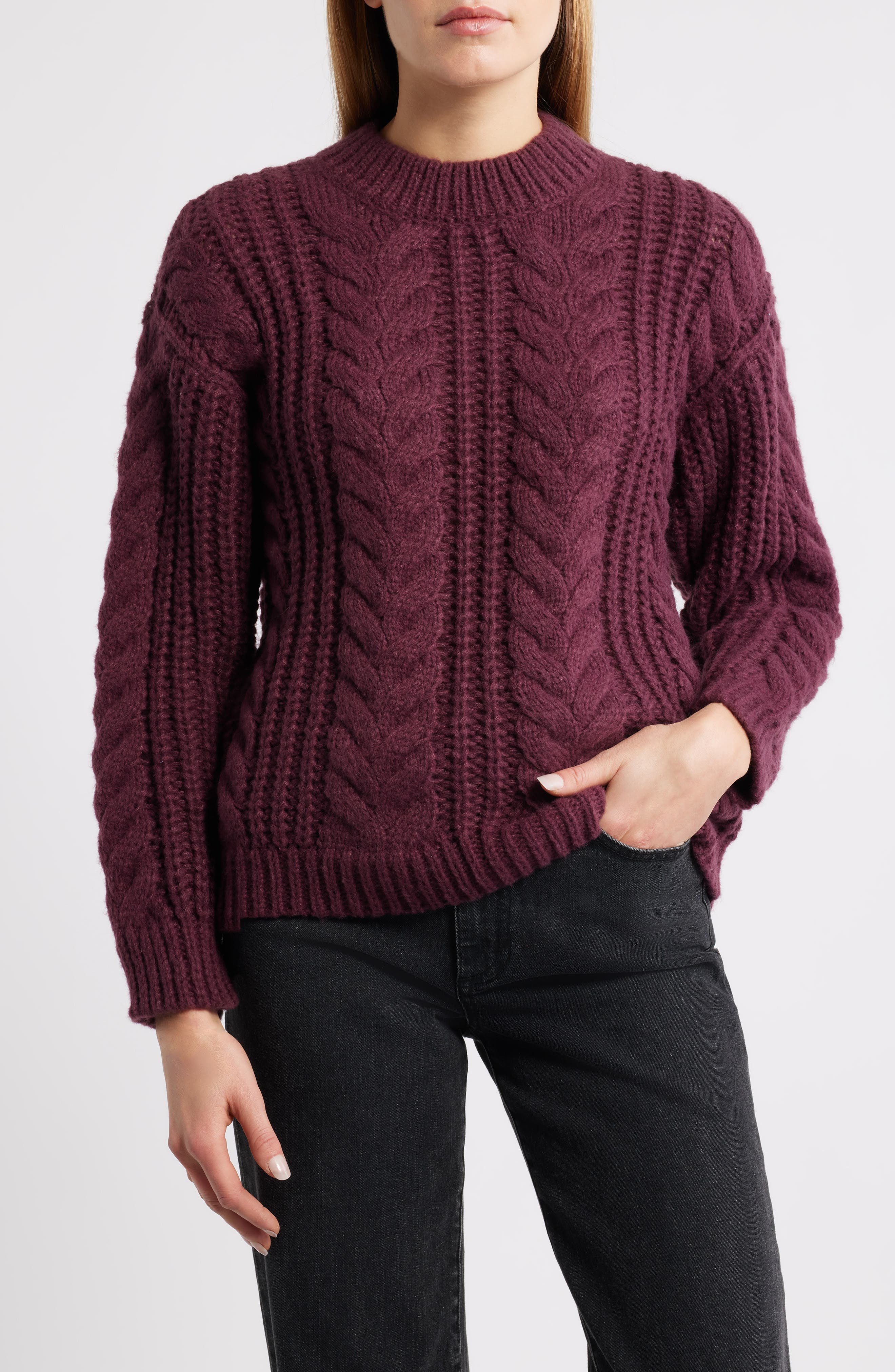 Cable Knit Sweater - image 5