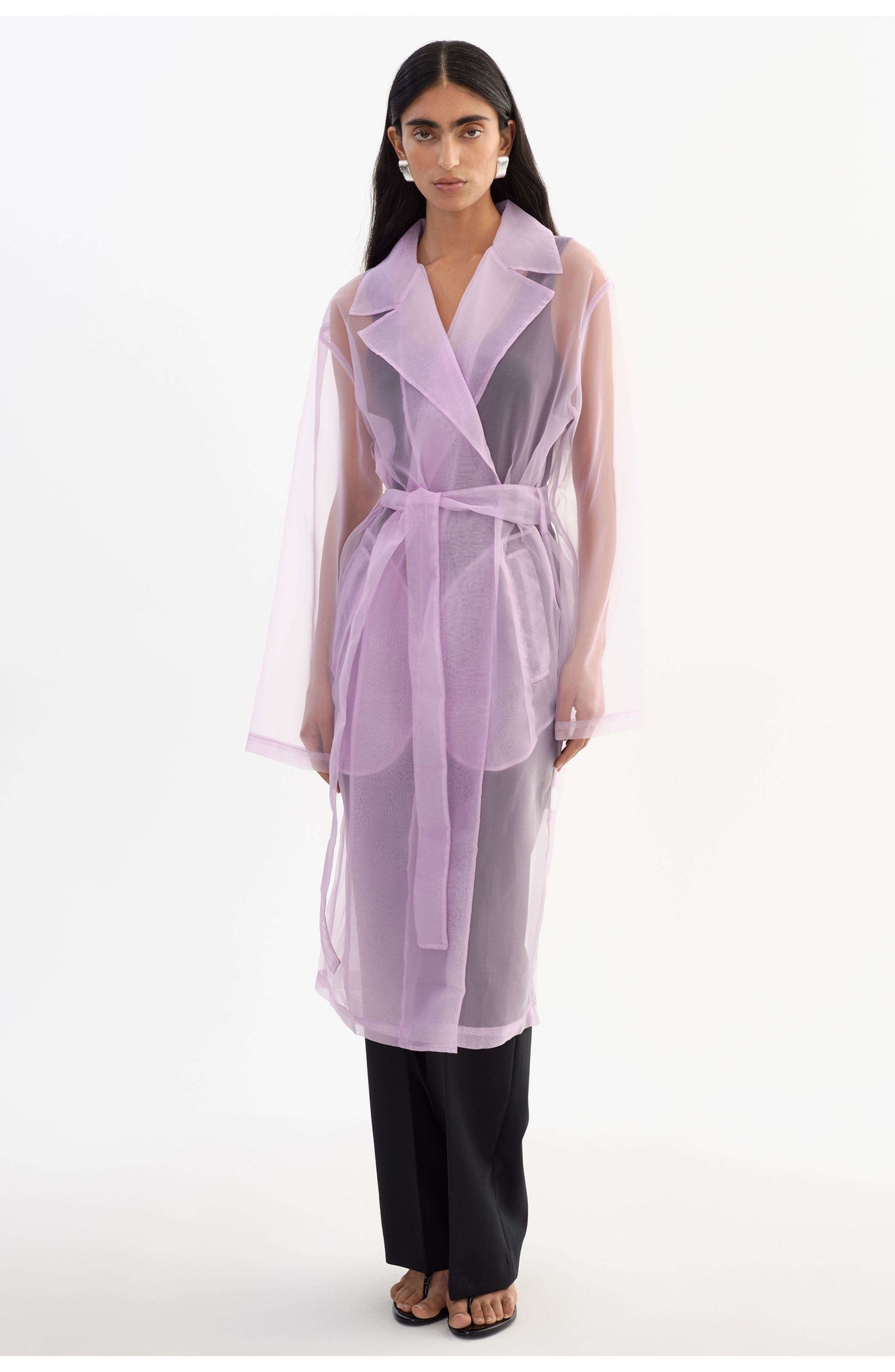 Talise | Long Sheer Coat - image 3