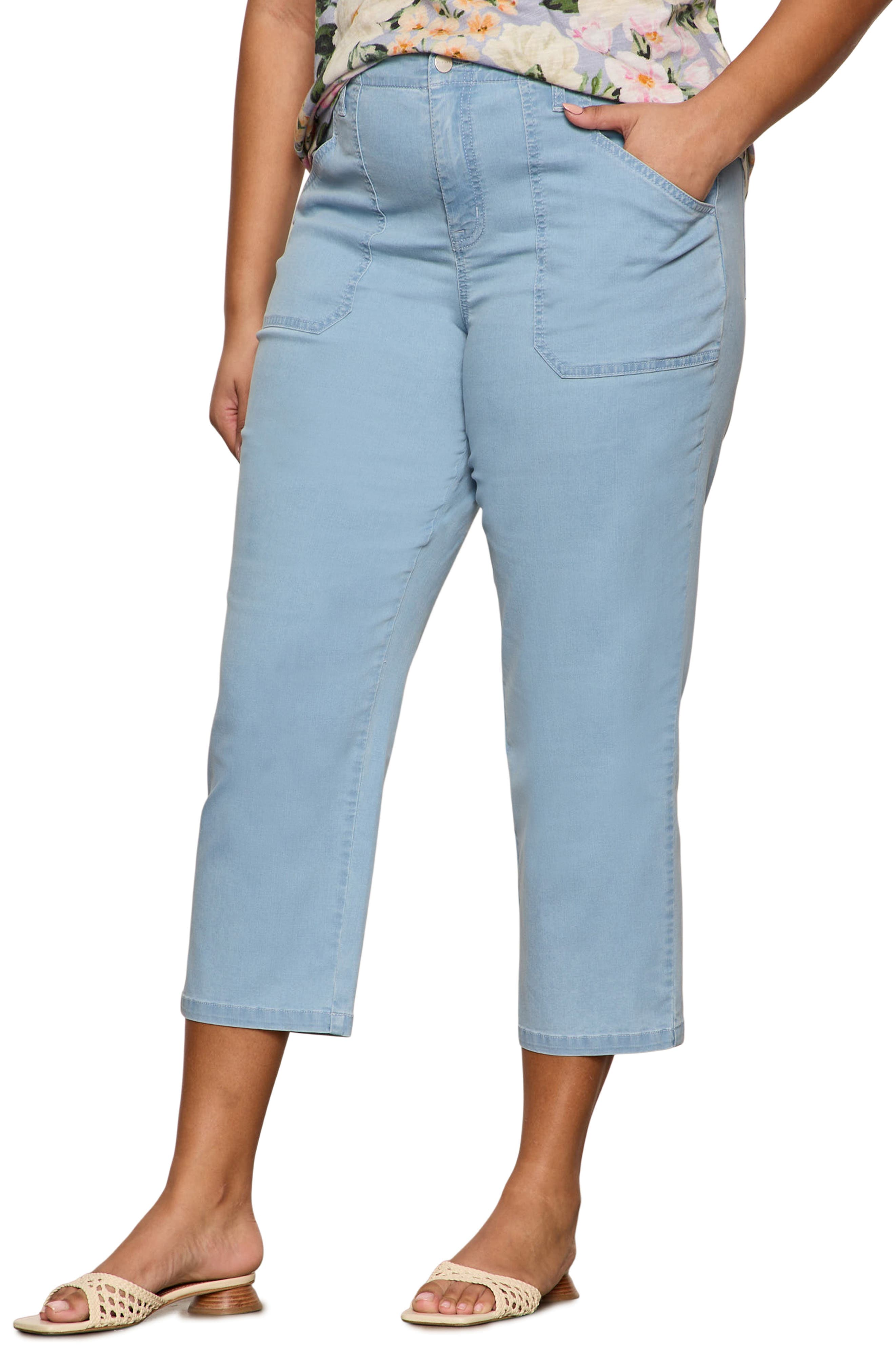 Retreat Mid Rise Crop Straight Leg Pants - image 1