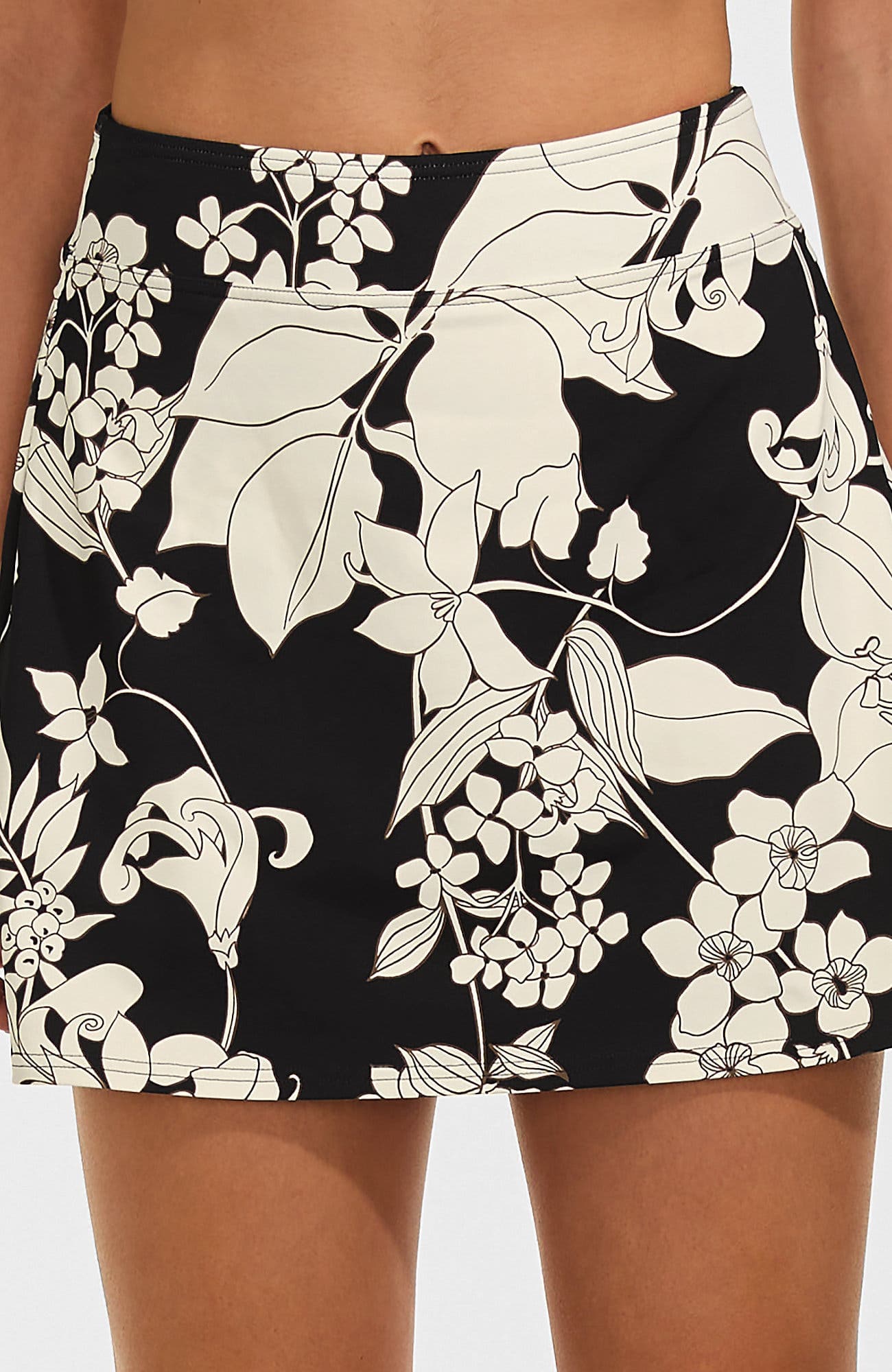 Tummy Control Skirt Swim Bottoms - image 3