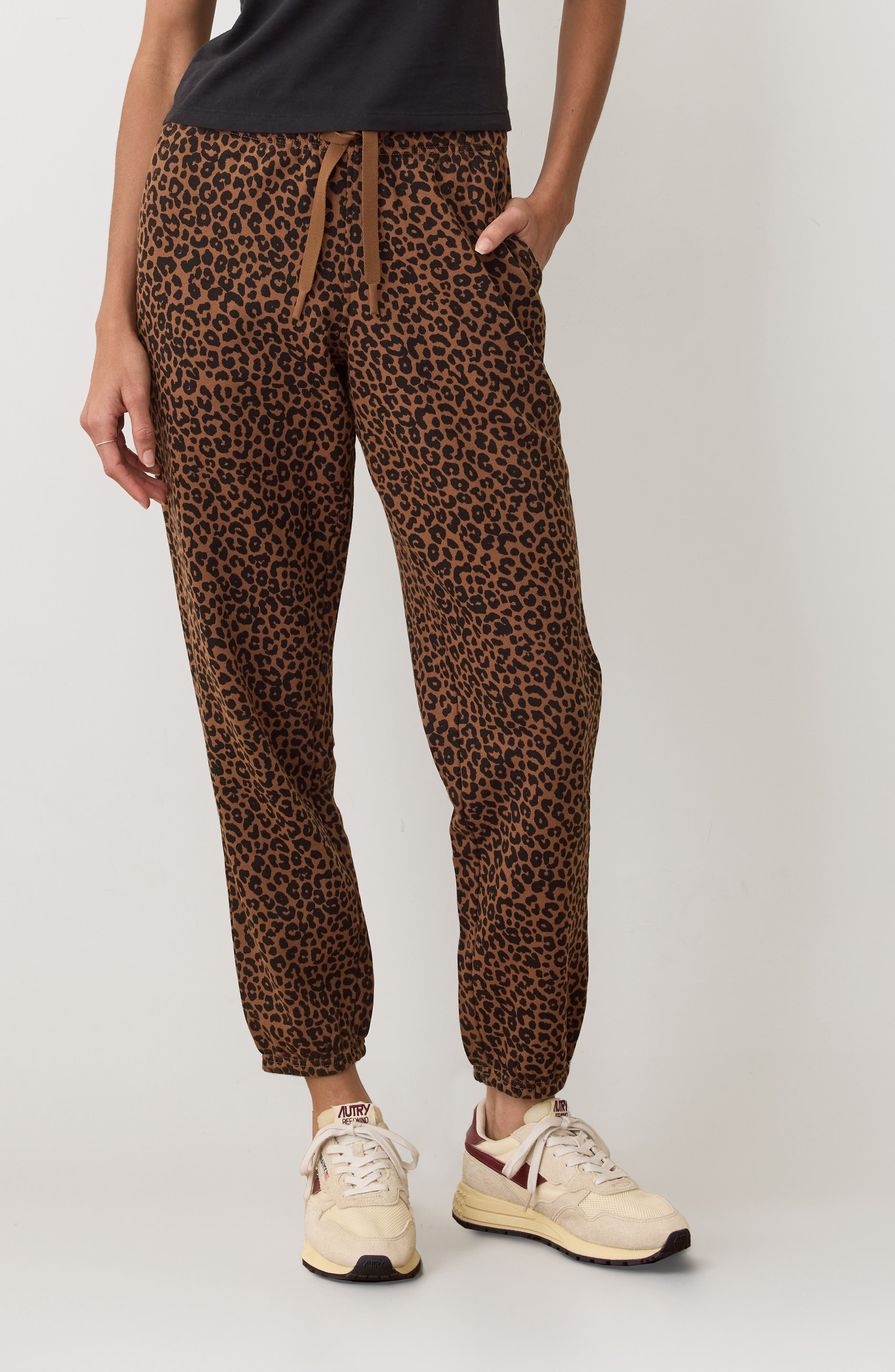 Cloud 9 Fleece Leopard Print Sweatpants - image 1