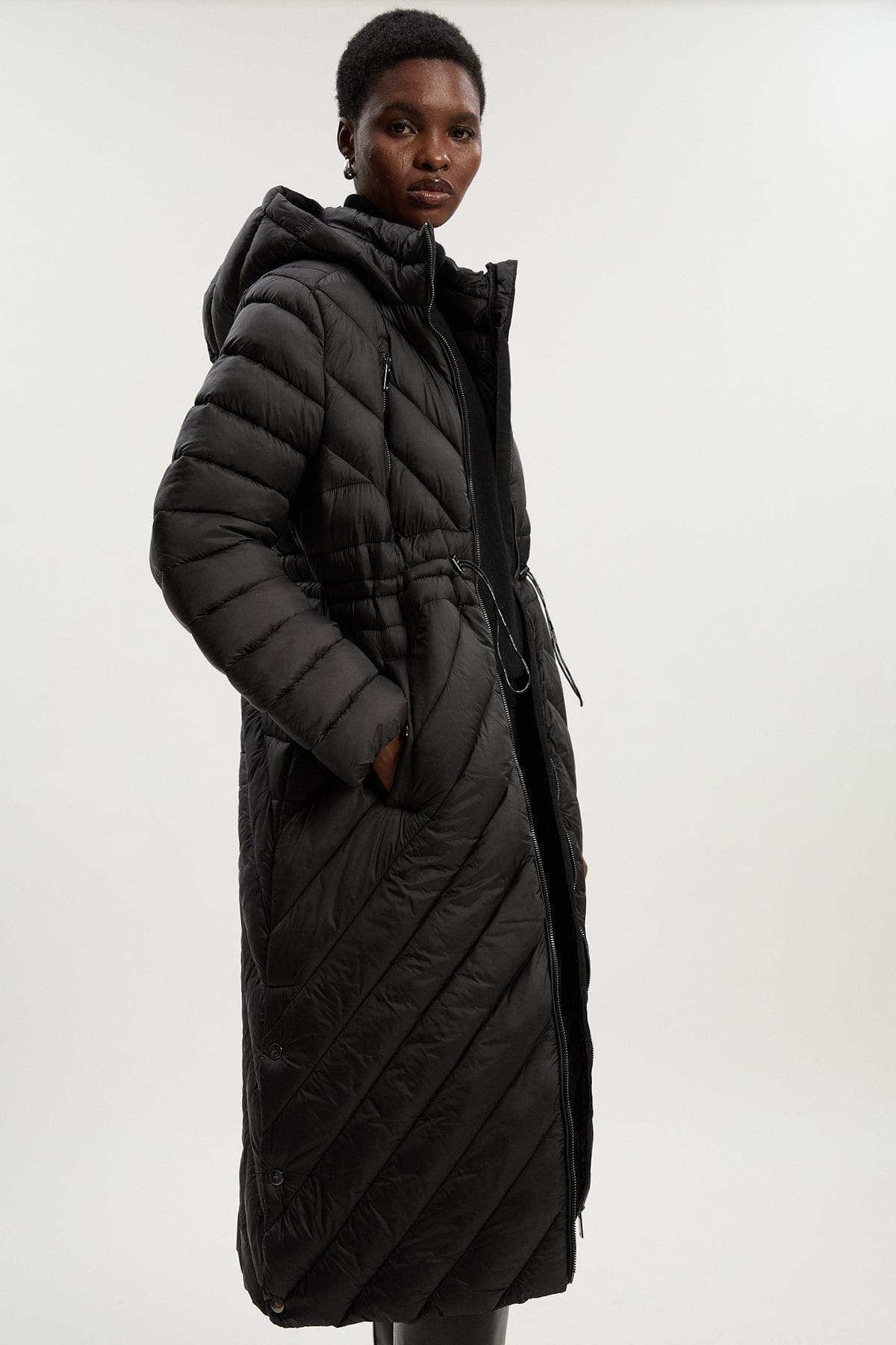 Lightweight Knee Length Packable Coat - image 1