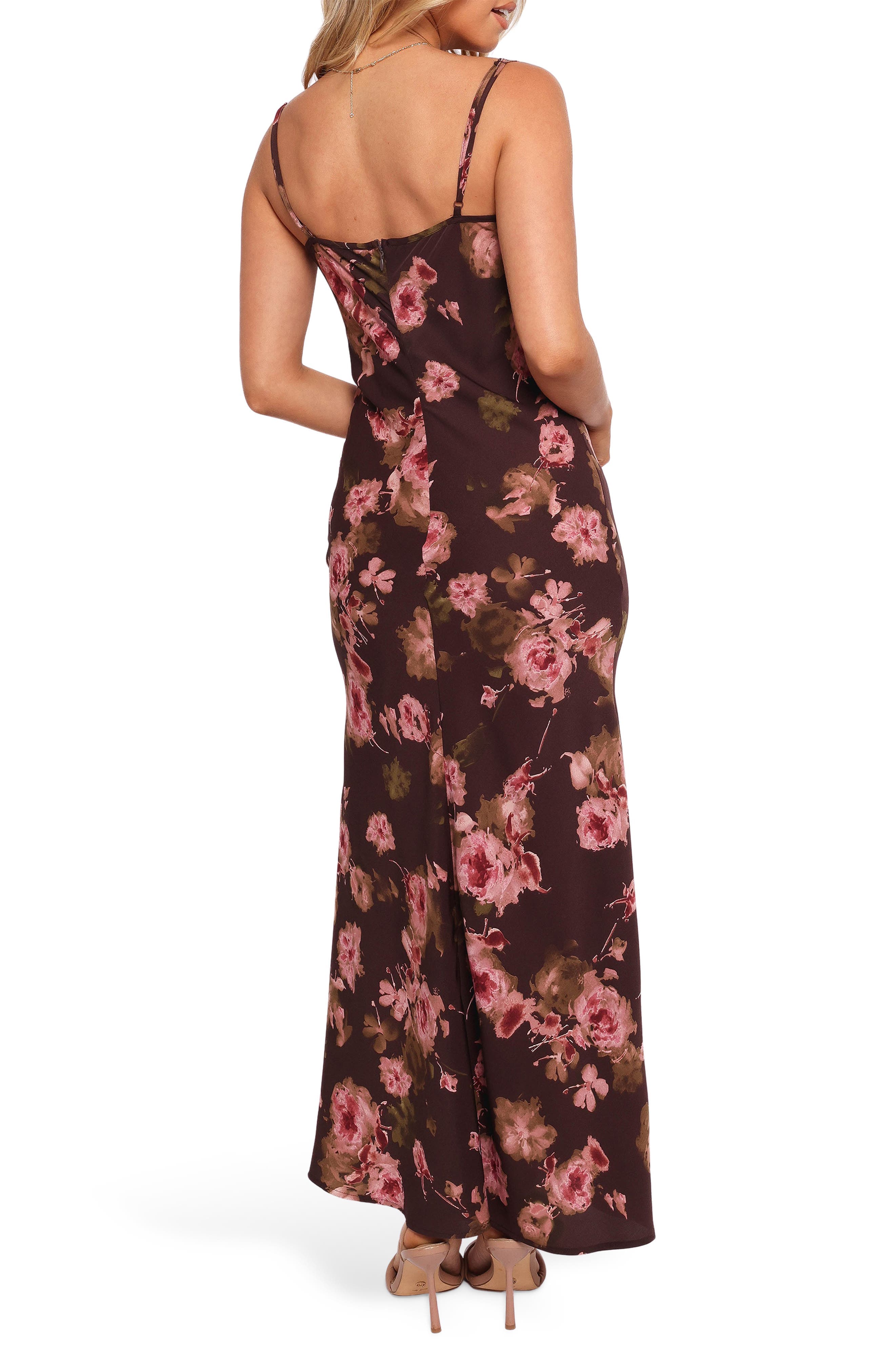 Enya Floral Print Chiffon Maxi Dress - image 2