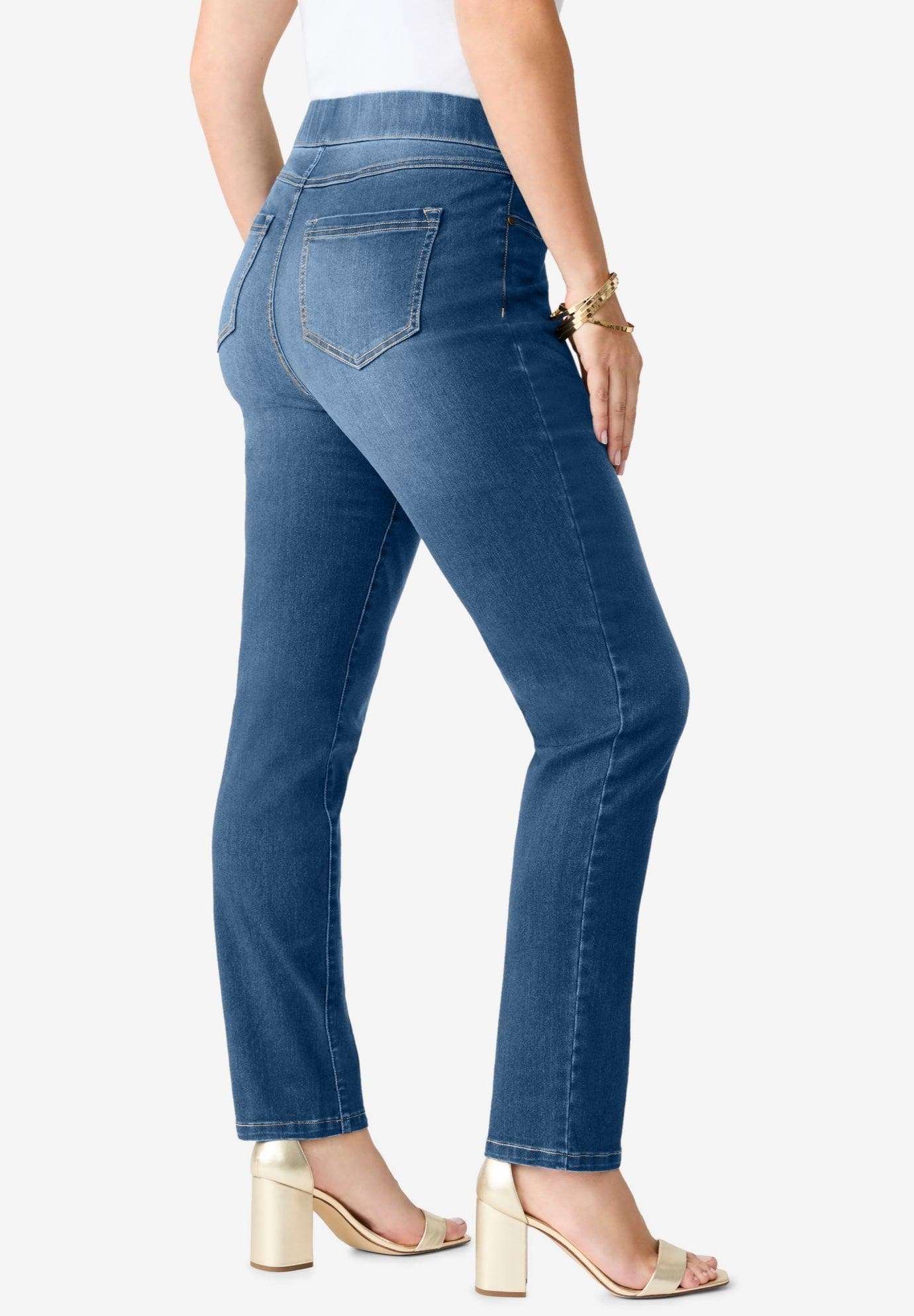 Plus Size 360 Stretch Straight Leg Jean - image 4