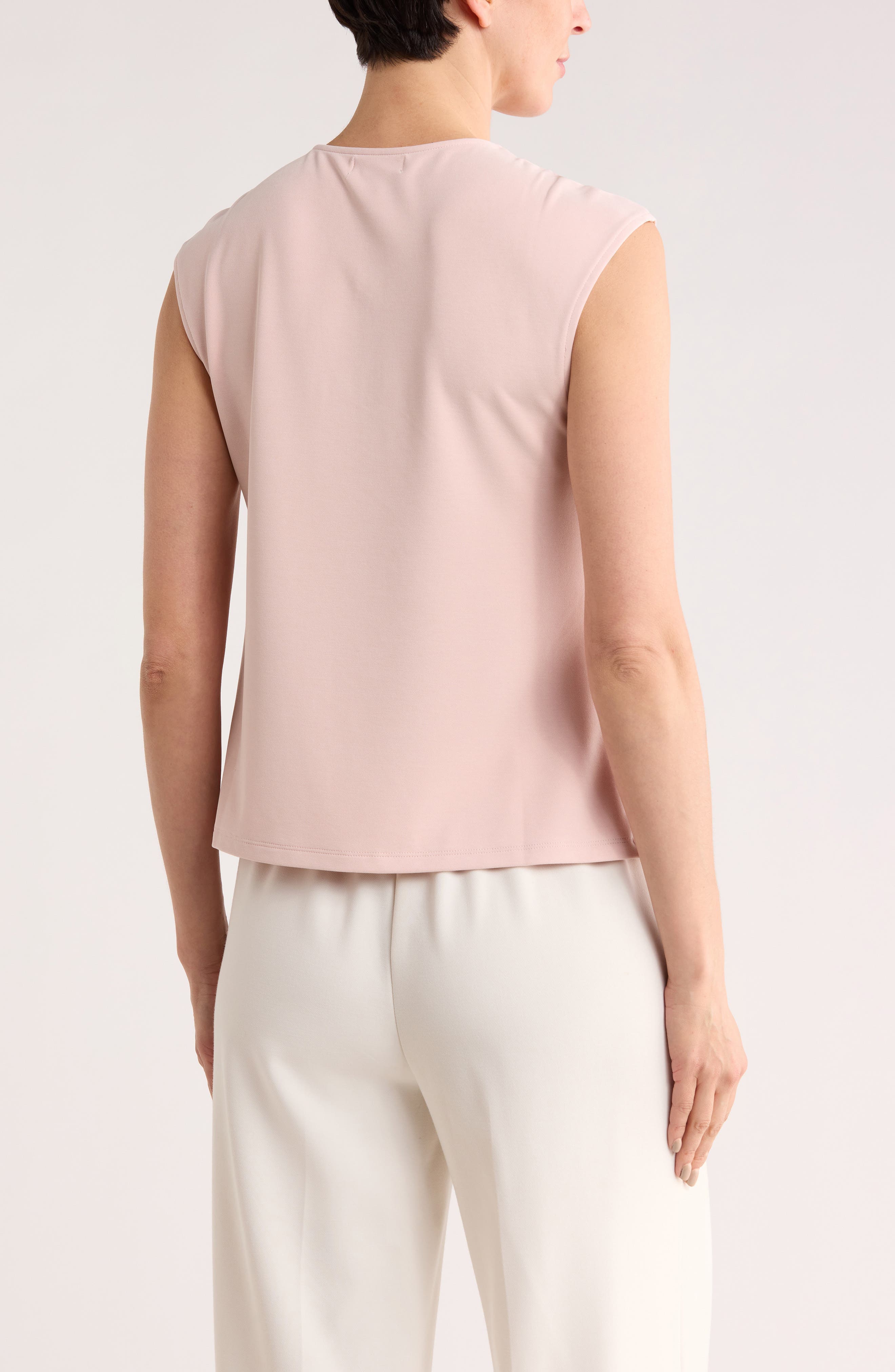Twist Neck Cap Sleeve T-Shirt - image 4