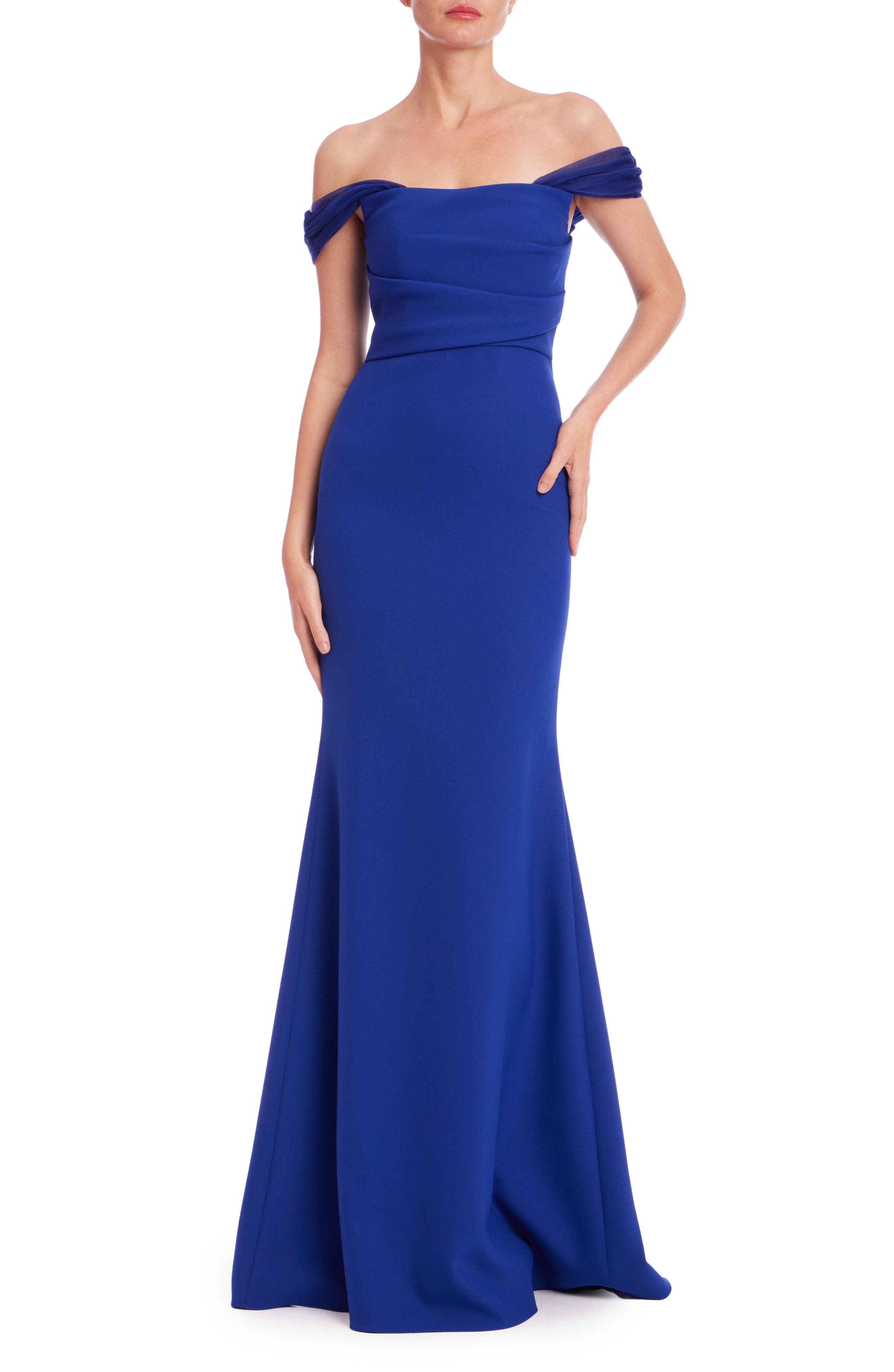 Off the Shoulder Trumpet Gown - image 1