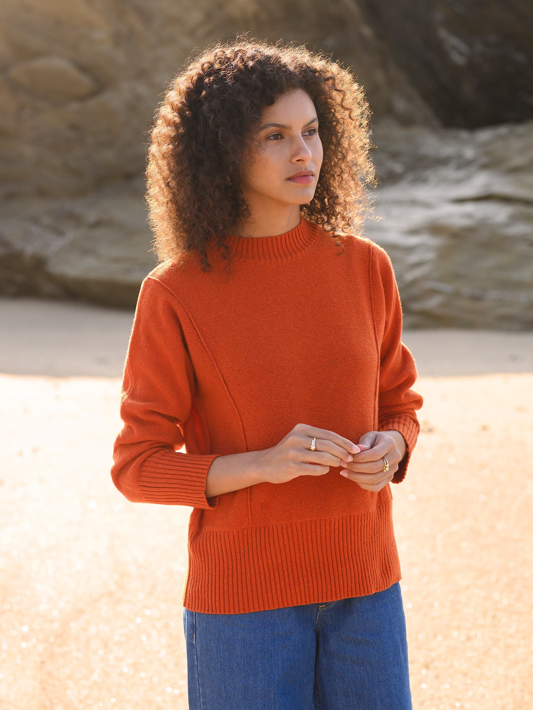Exposed Seam Sweater - image 2