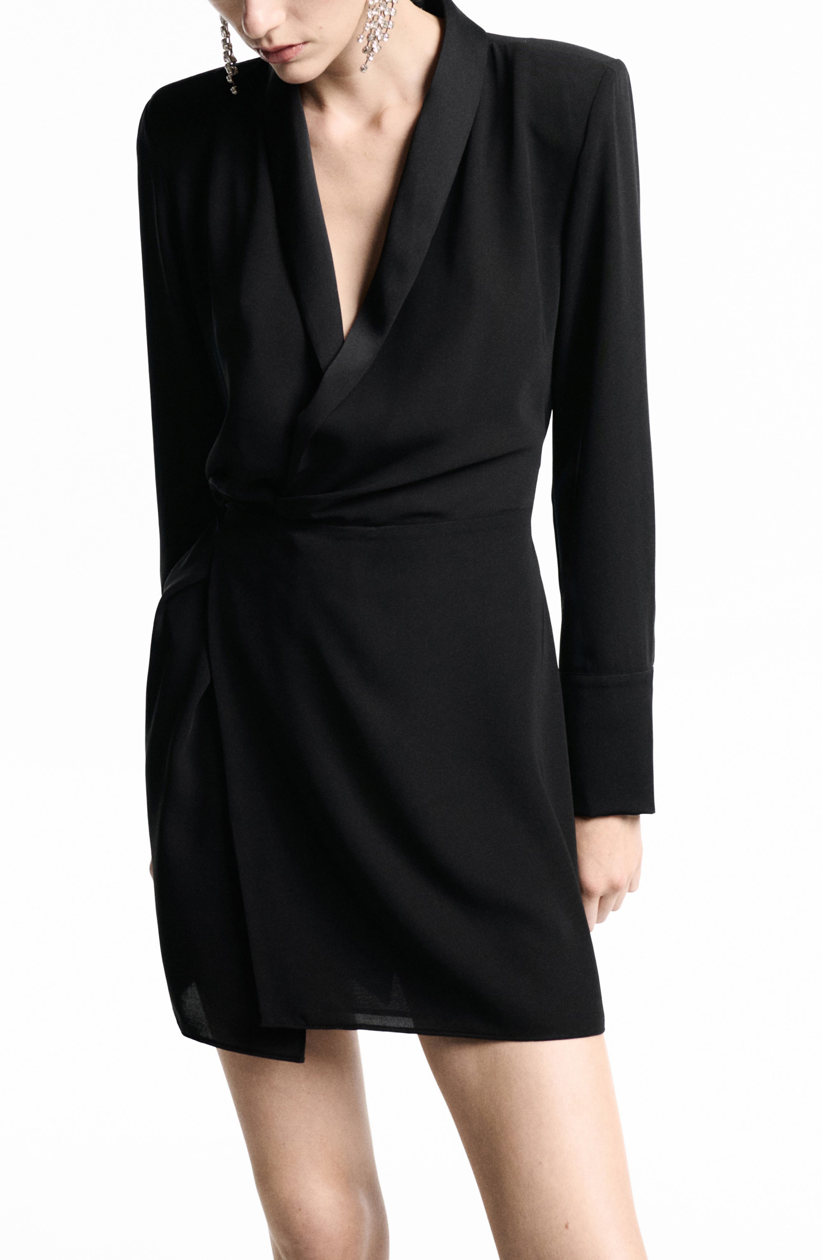 Long Sleeve Wrap Dress - image 1