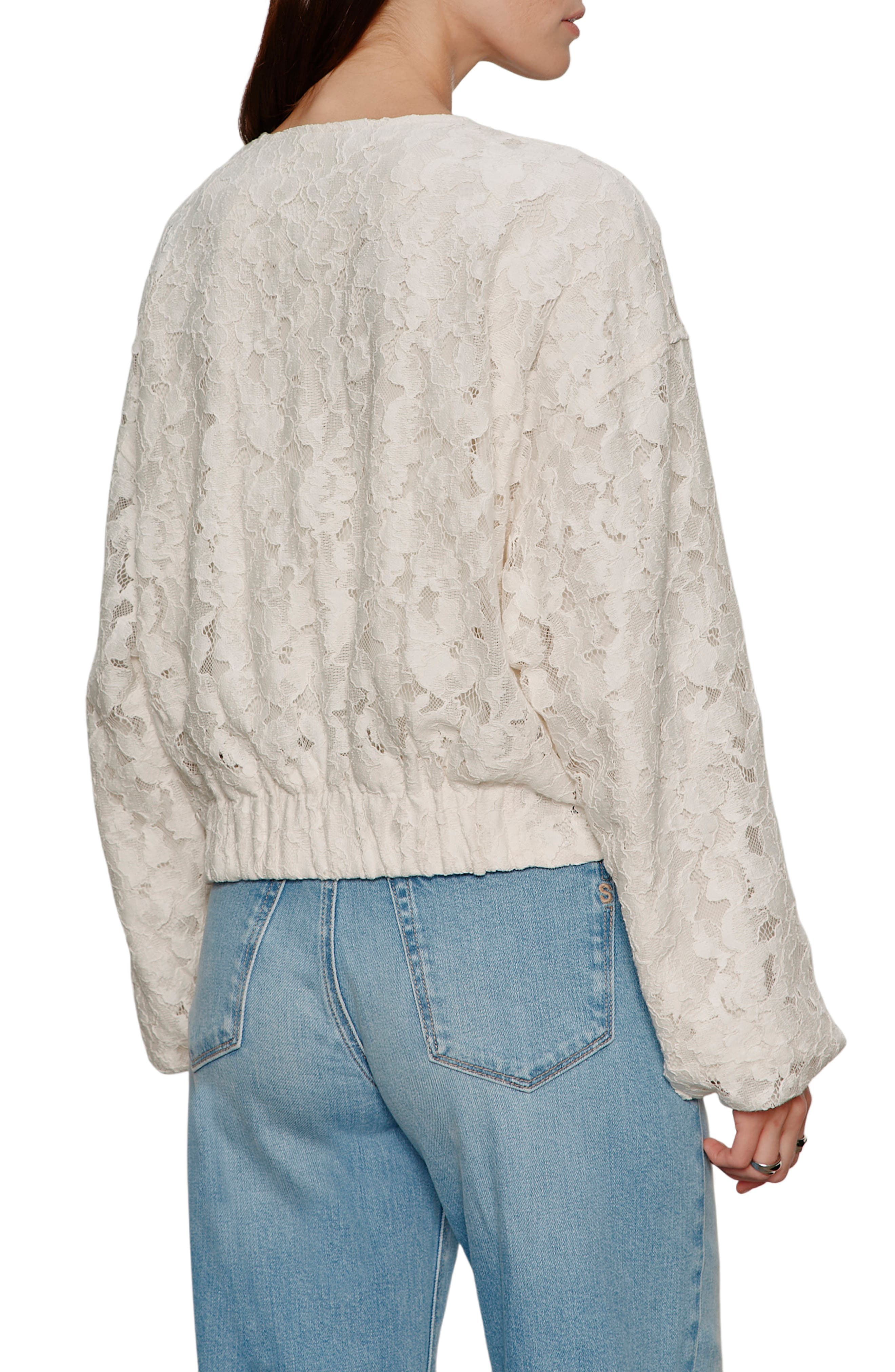 Leila Lace Bomber Jacket - image 2