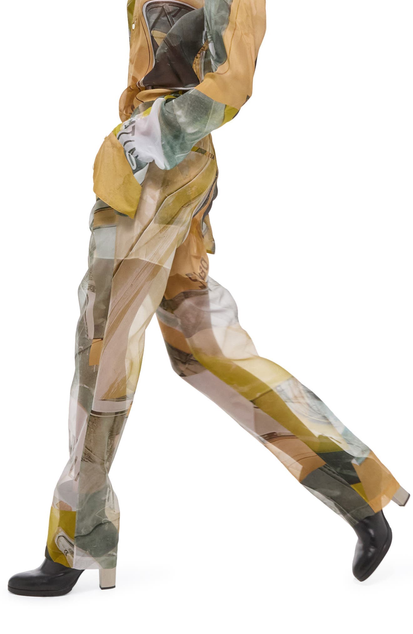 Straight Leg Silk Pants - image 2