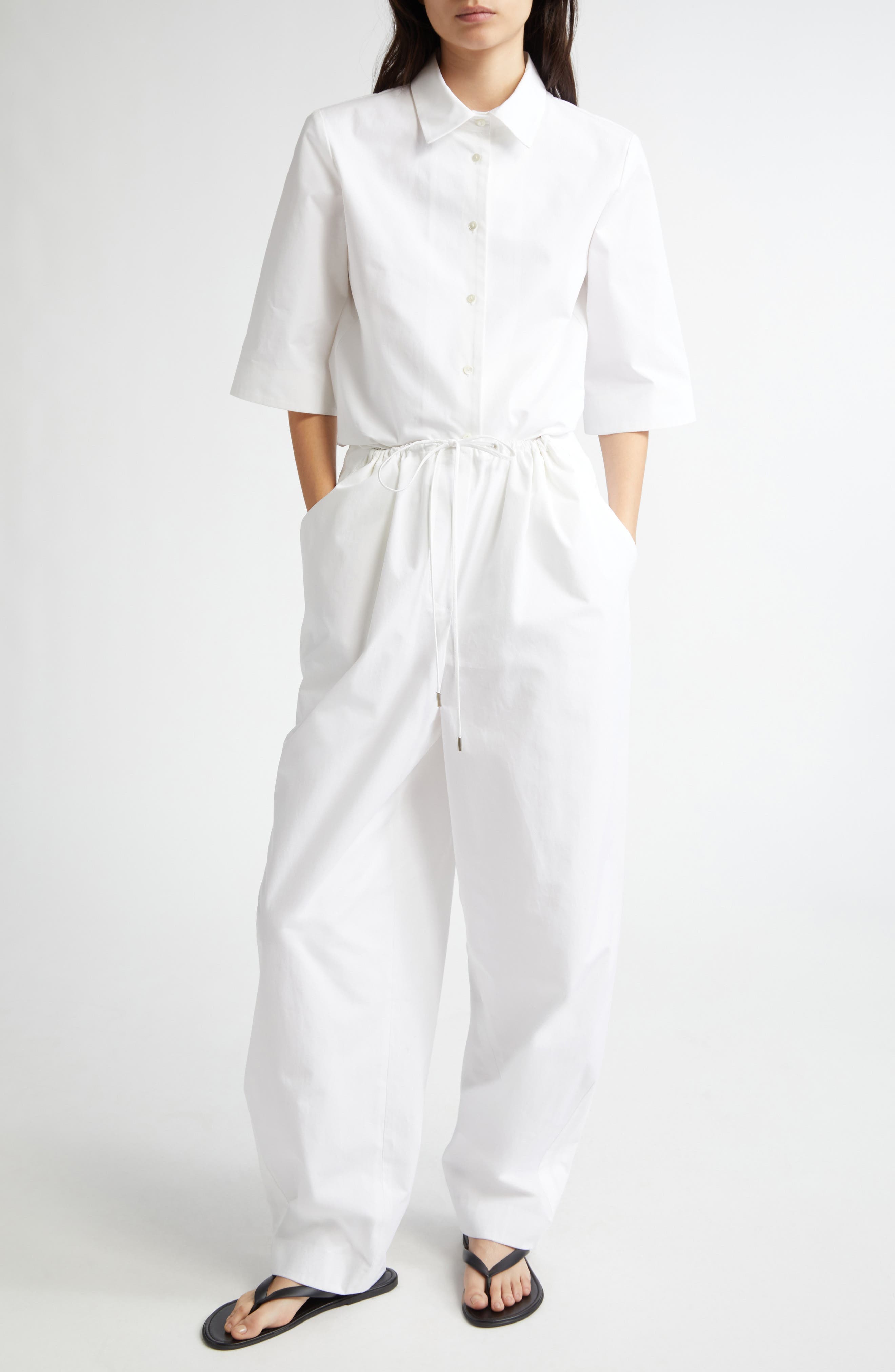 Mel Cotton Button-Up Shirt - image 2