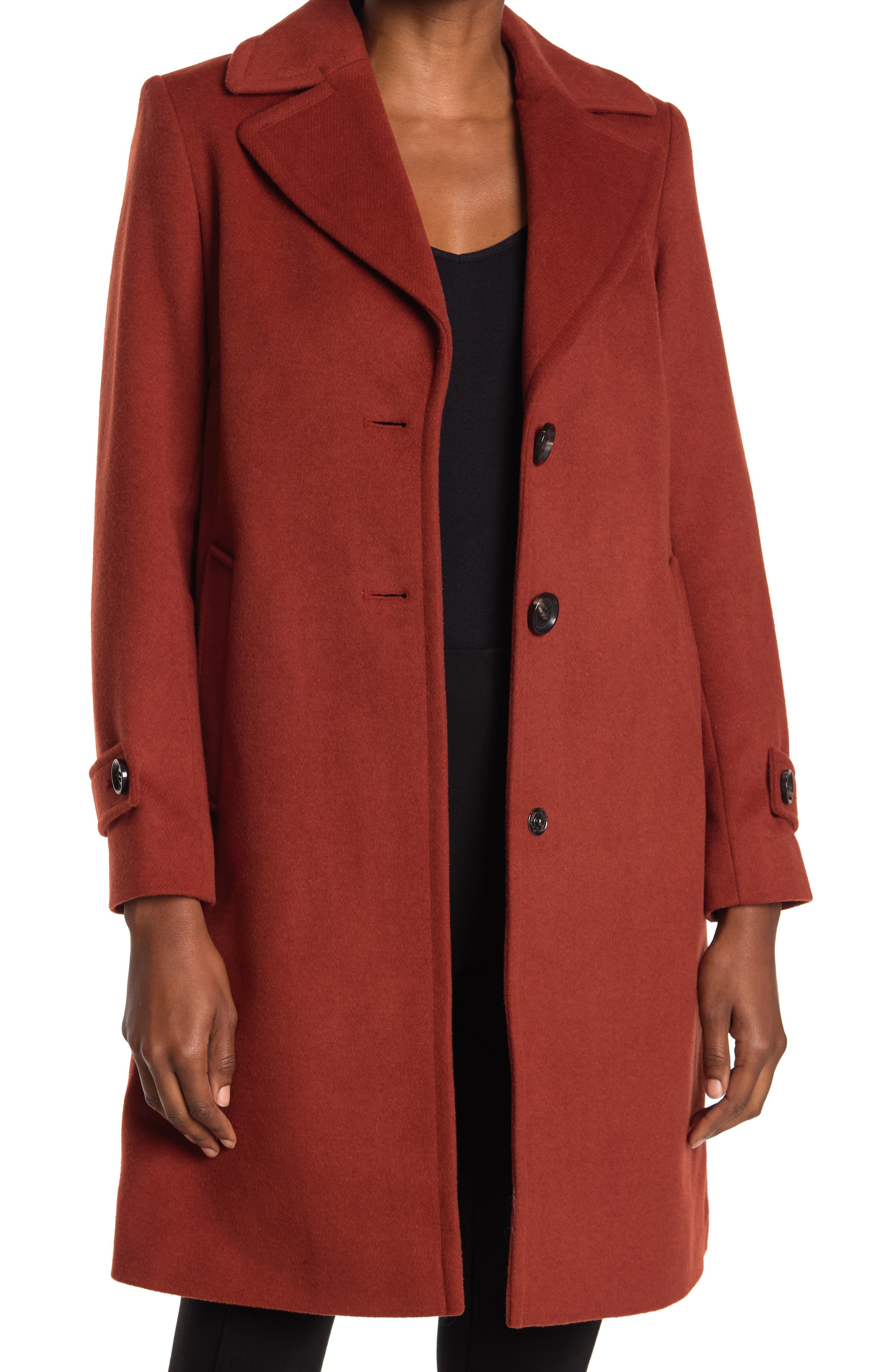 Single Breasted Twill Walking Coat - image 1