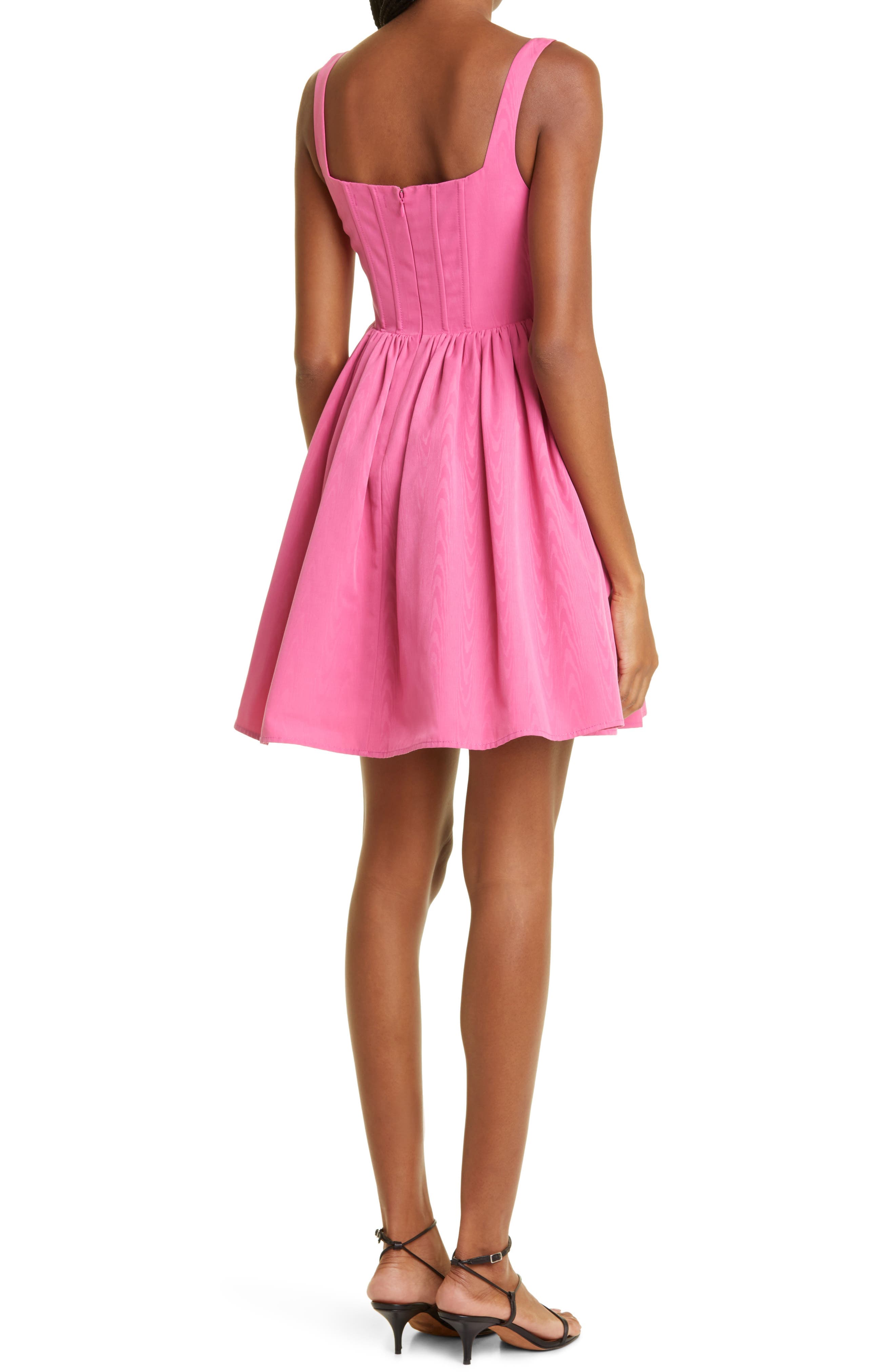 Landscape Corset Bodice Fit & Flare Dress - image 2