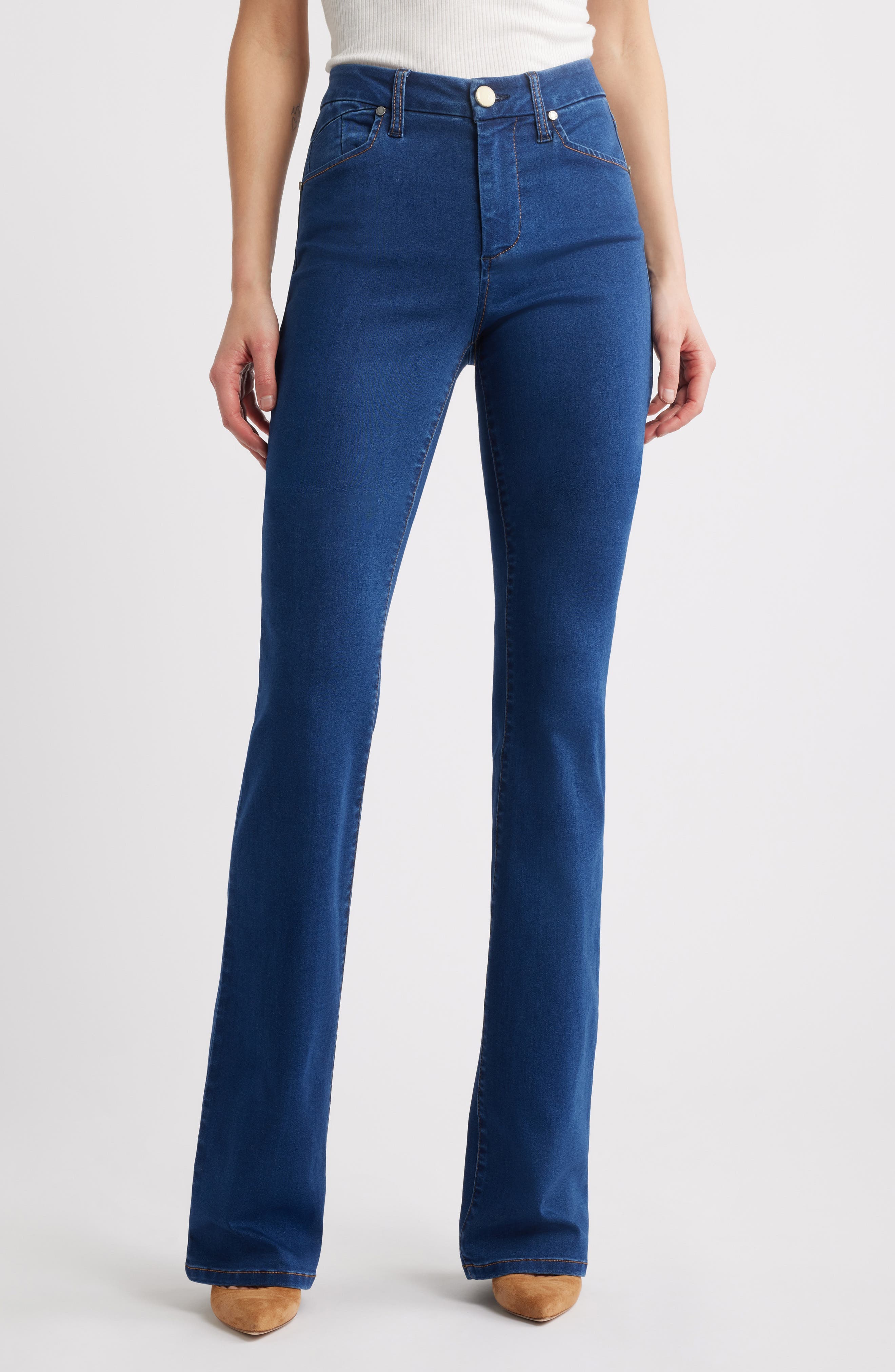 Better Butter High Waist Extralong Slim Bootcut Jeans - image 1