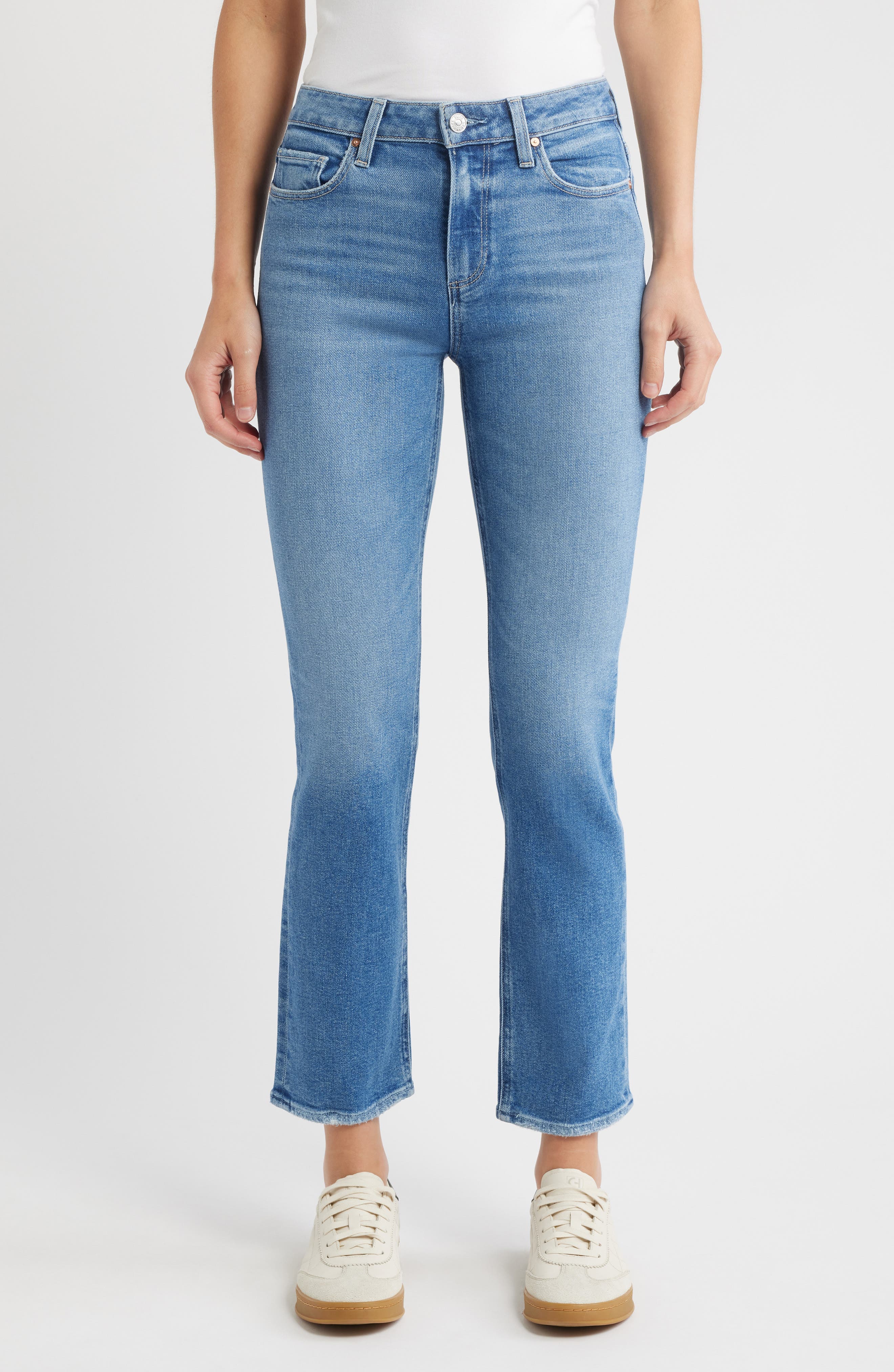 Cindy High Waist Ankle Straight Leg Jeans - image 1