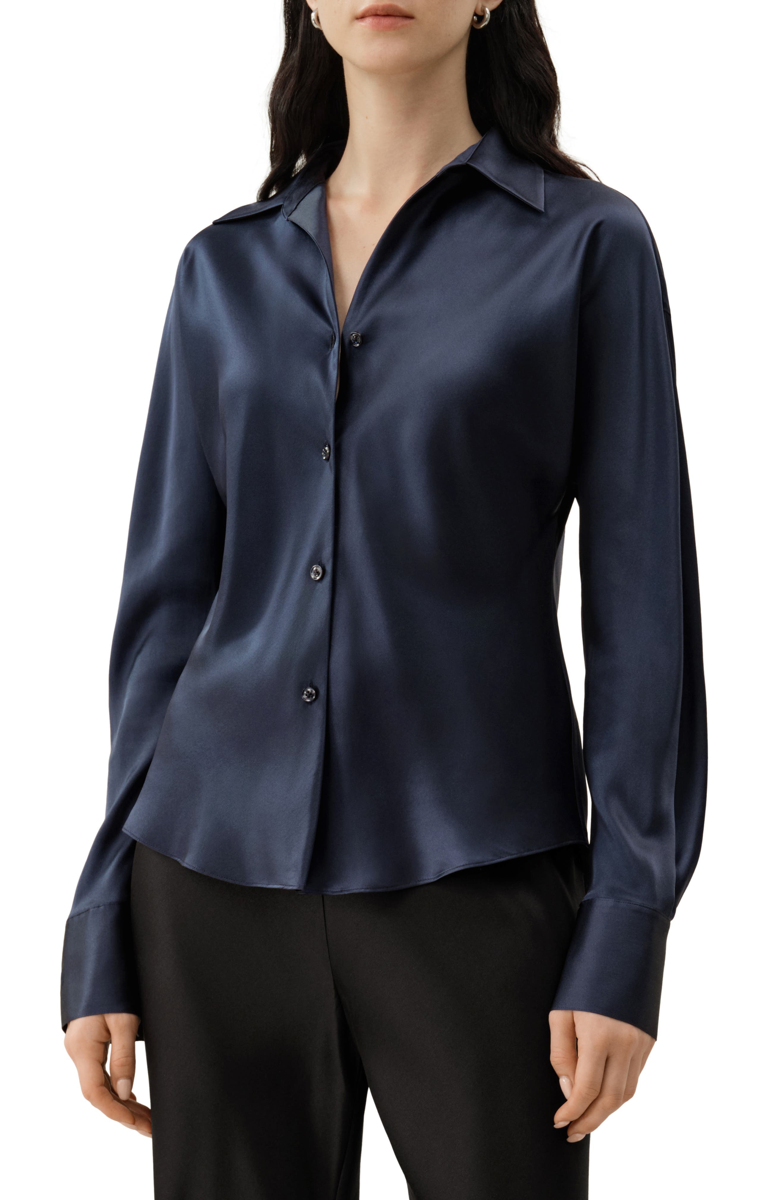 Bias Cut Silk Shirt - image 5