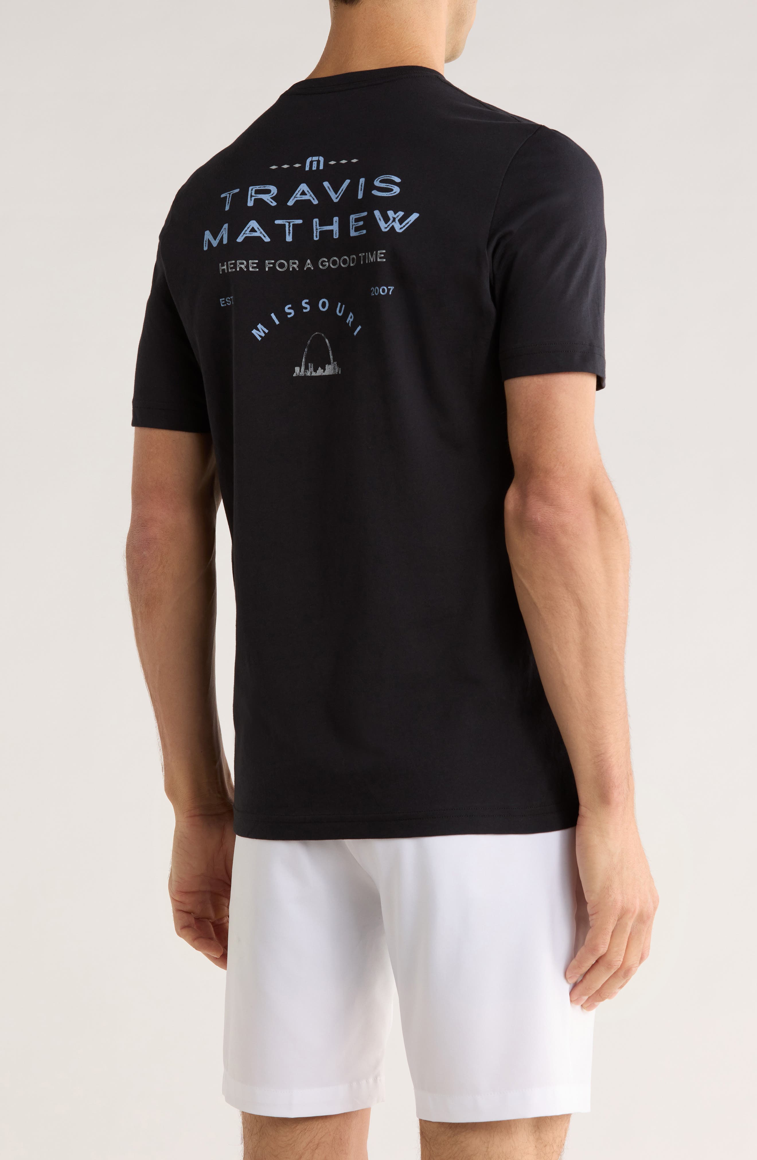 Staggered Cotton Graphic T-Shirt - image 2