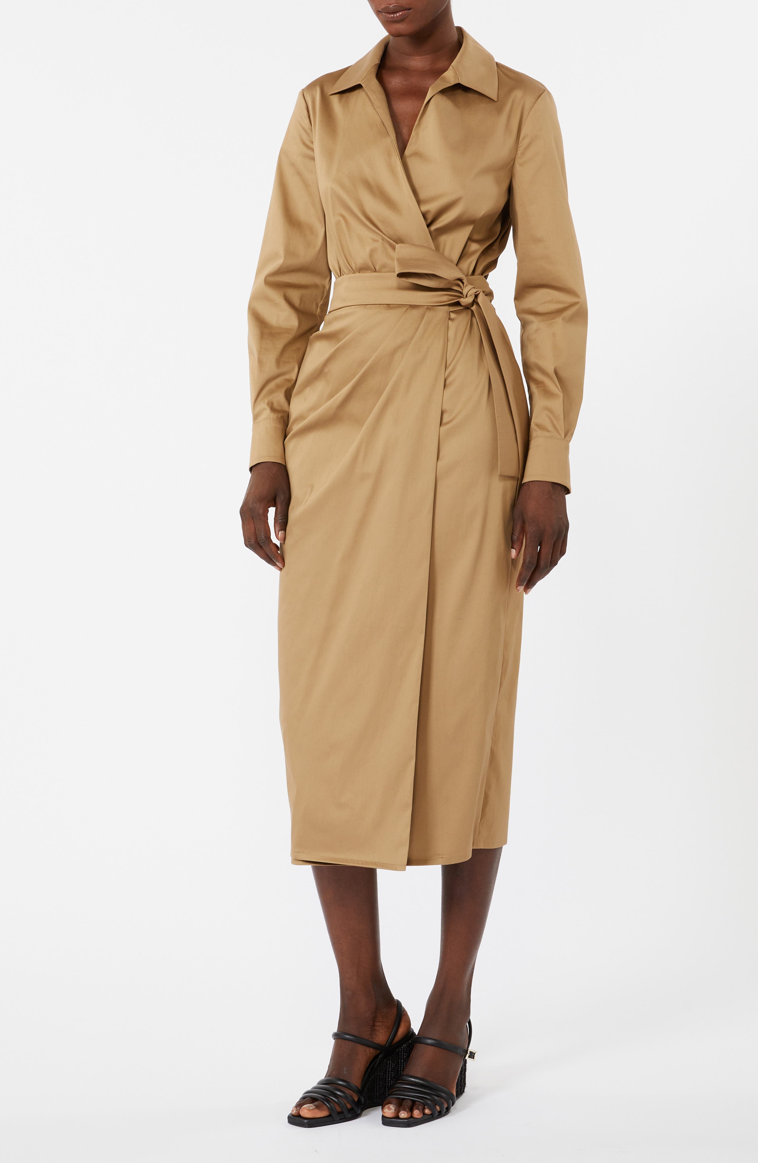 Ottelia Long Sleeve Maxi Shirtdress - image 1