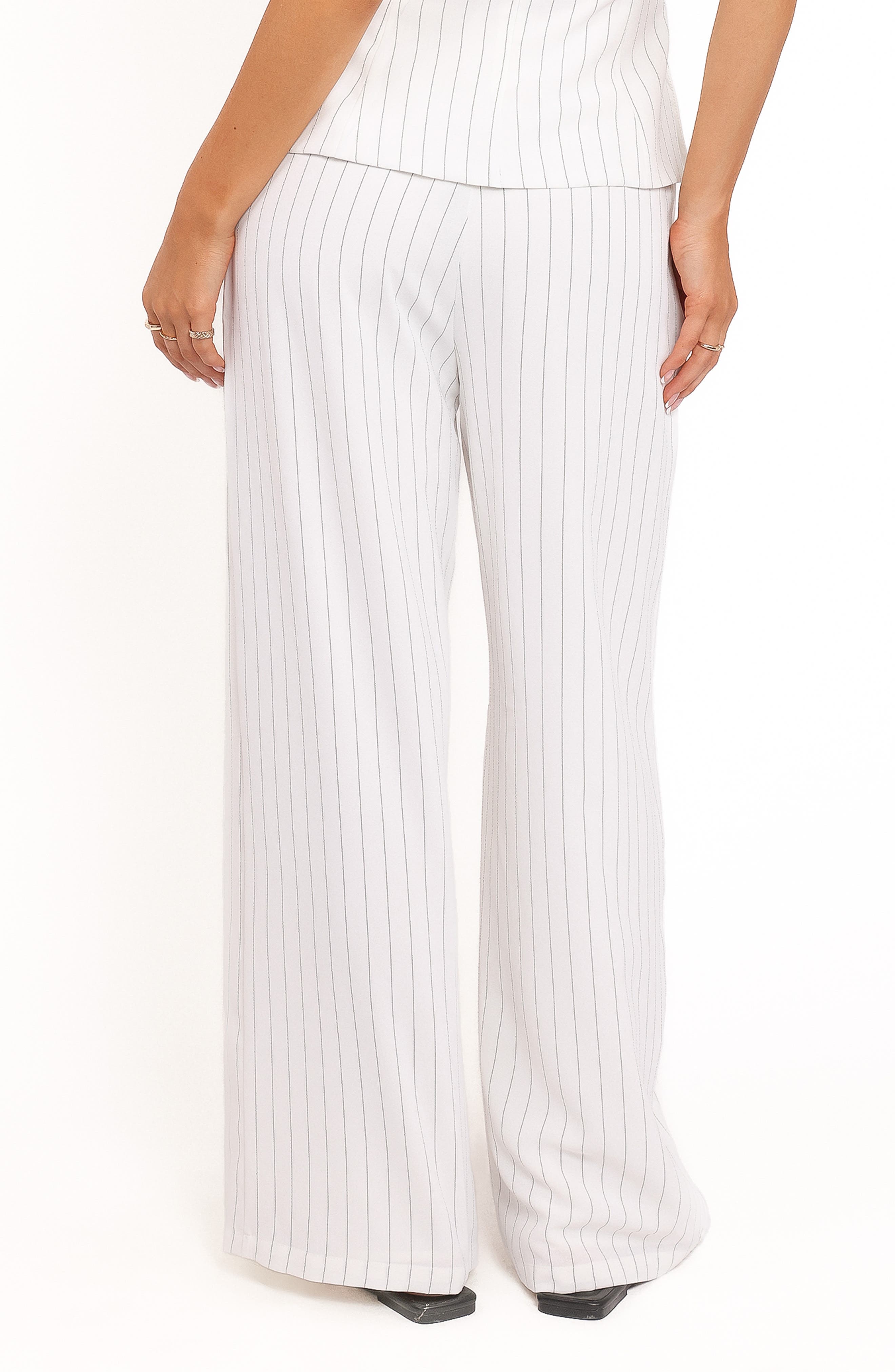 Blakely Pinstripe Wide Leg Pants - image 2