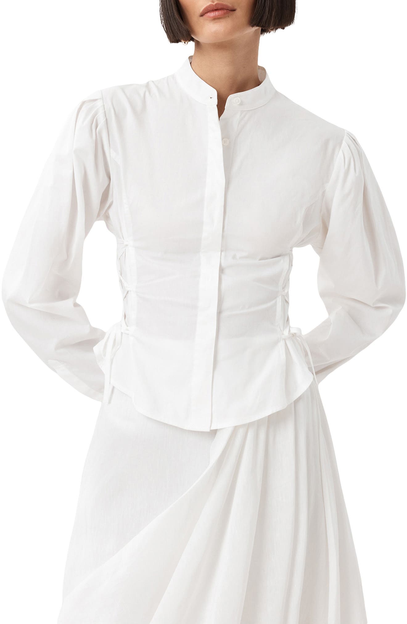 Evanna Side Tie Shirt - image 1