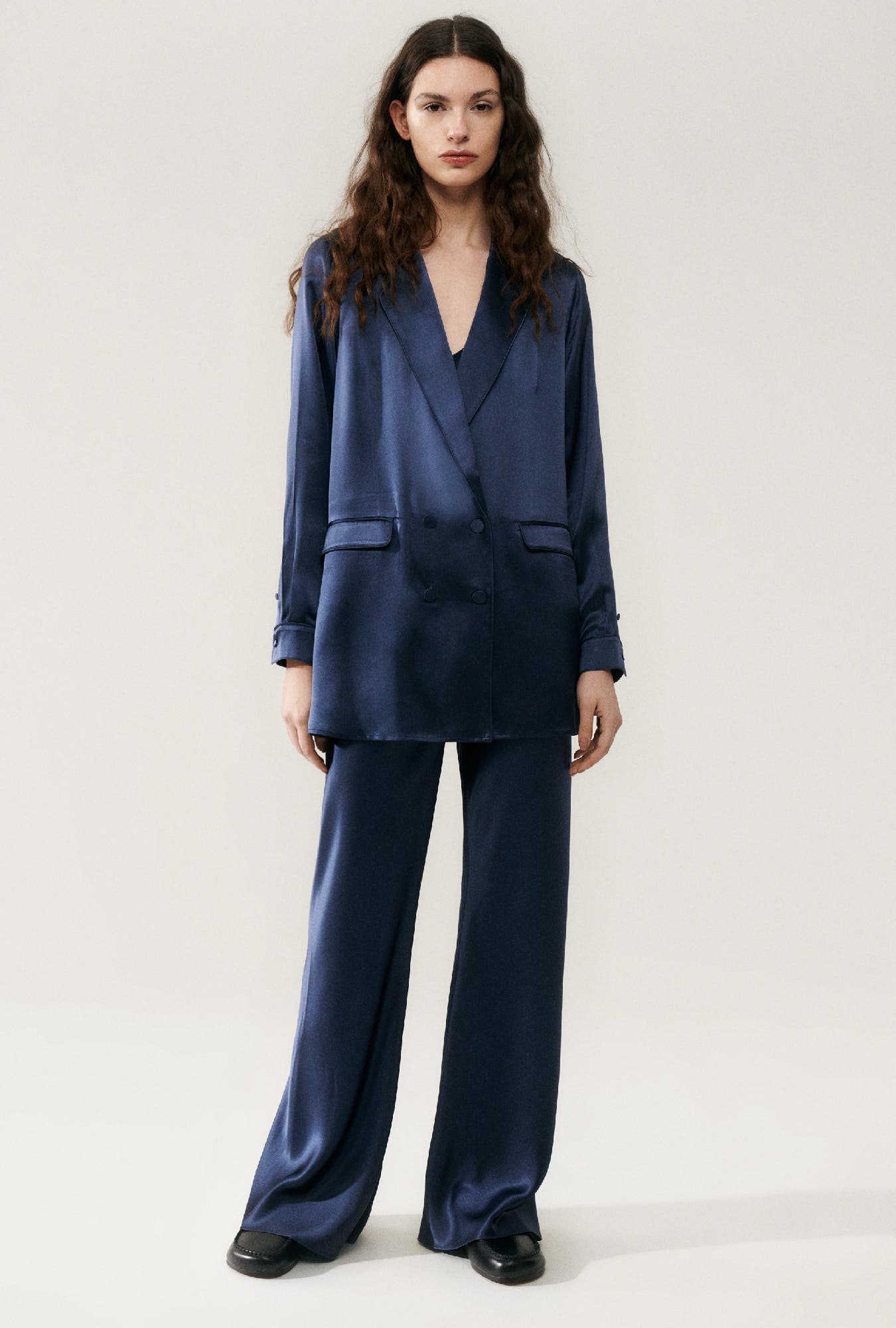 RELAXED BLAZER MIDNIGHT - image 1