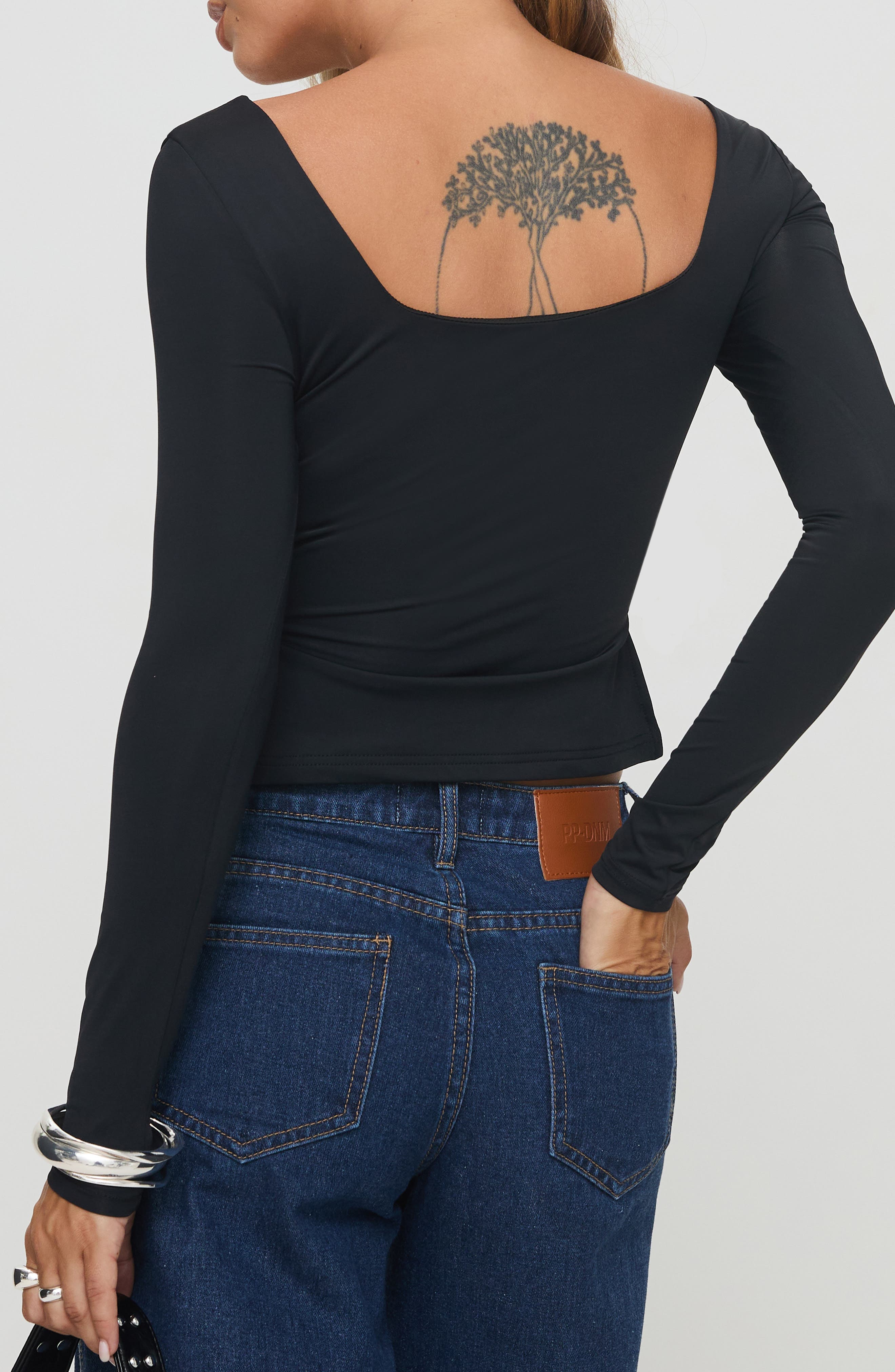 Rehna Side Slit Long Sleeve Top - image 2