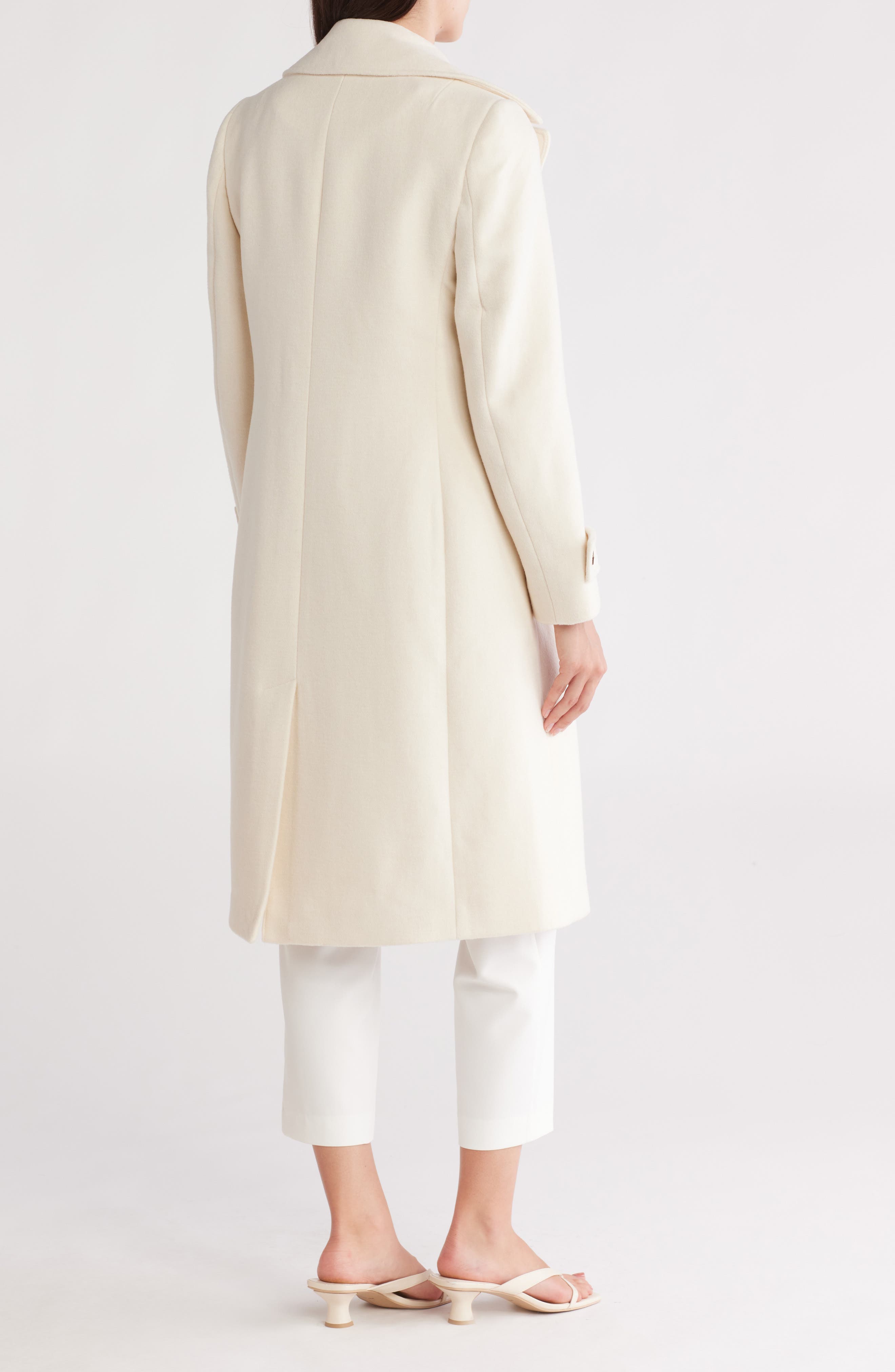 Structured Wool Blend Coat - image 2