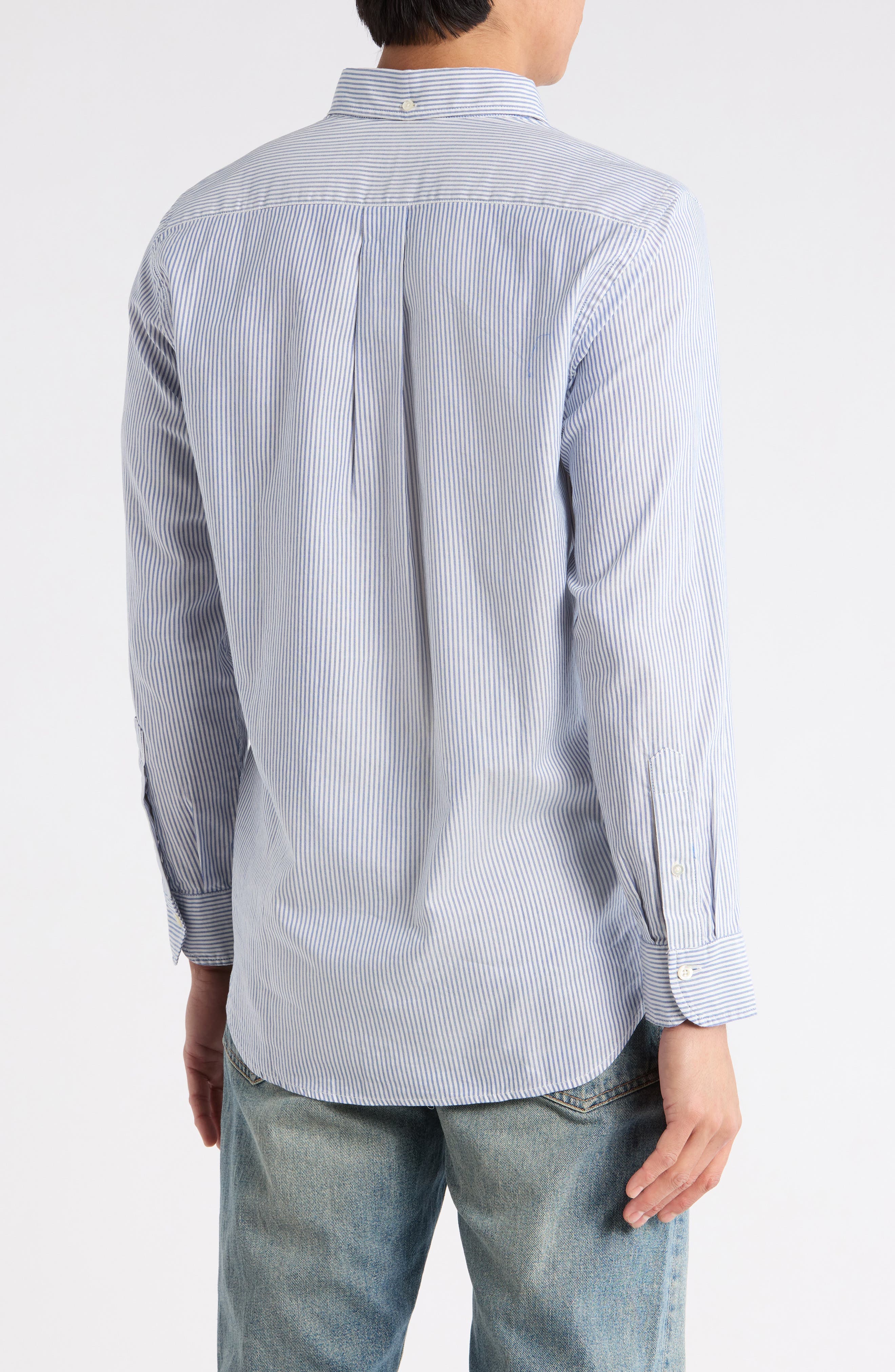 Stripe California Oxford Button-Down Shirt - image 2