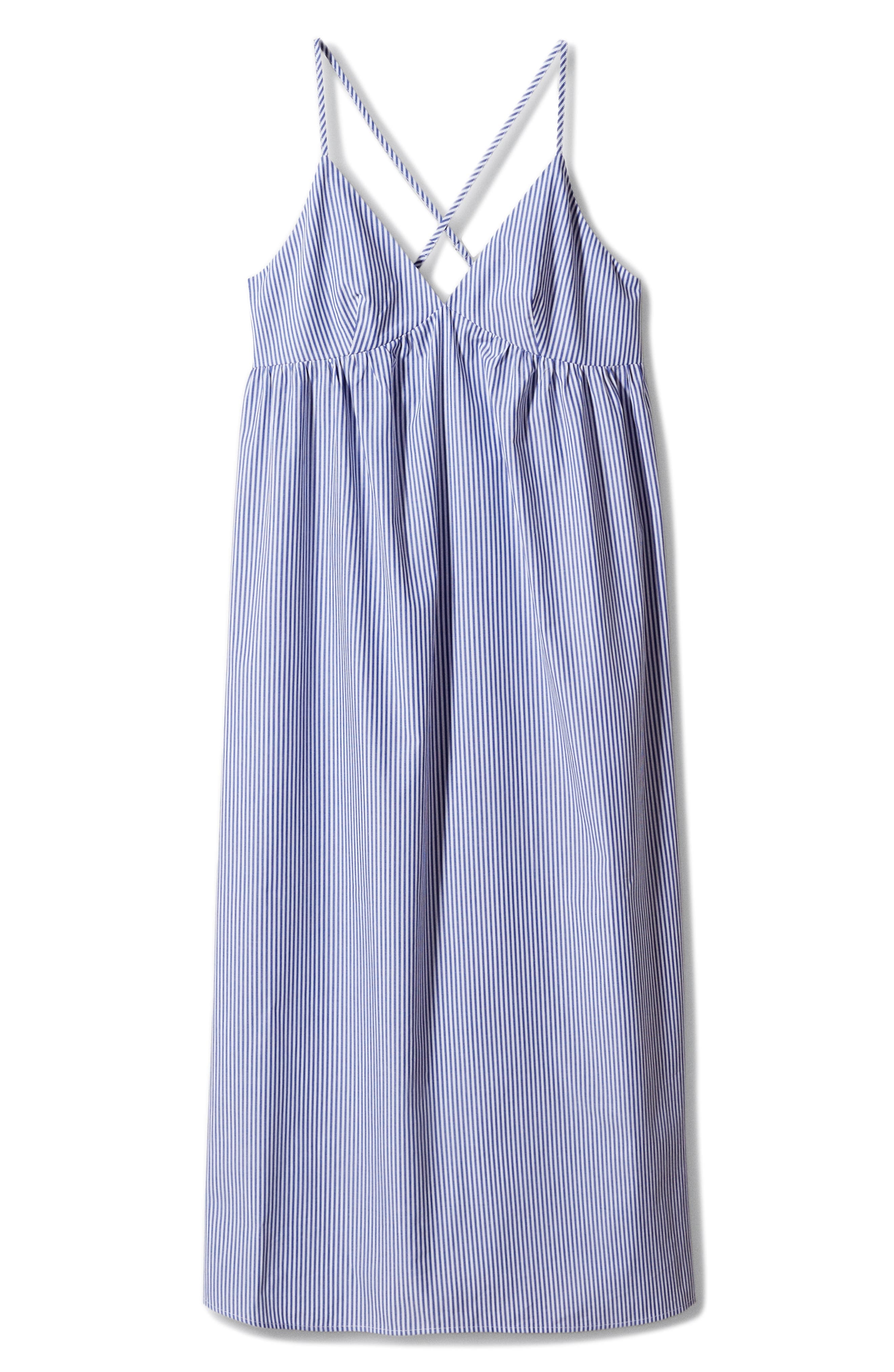 Stripe Cotton Midi Sundress - image 2