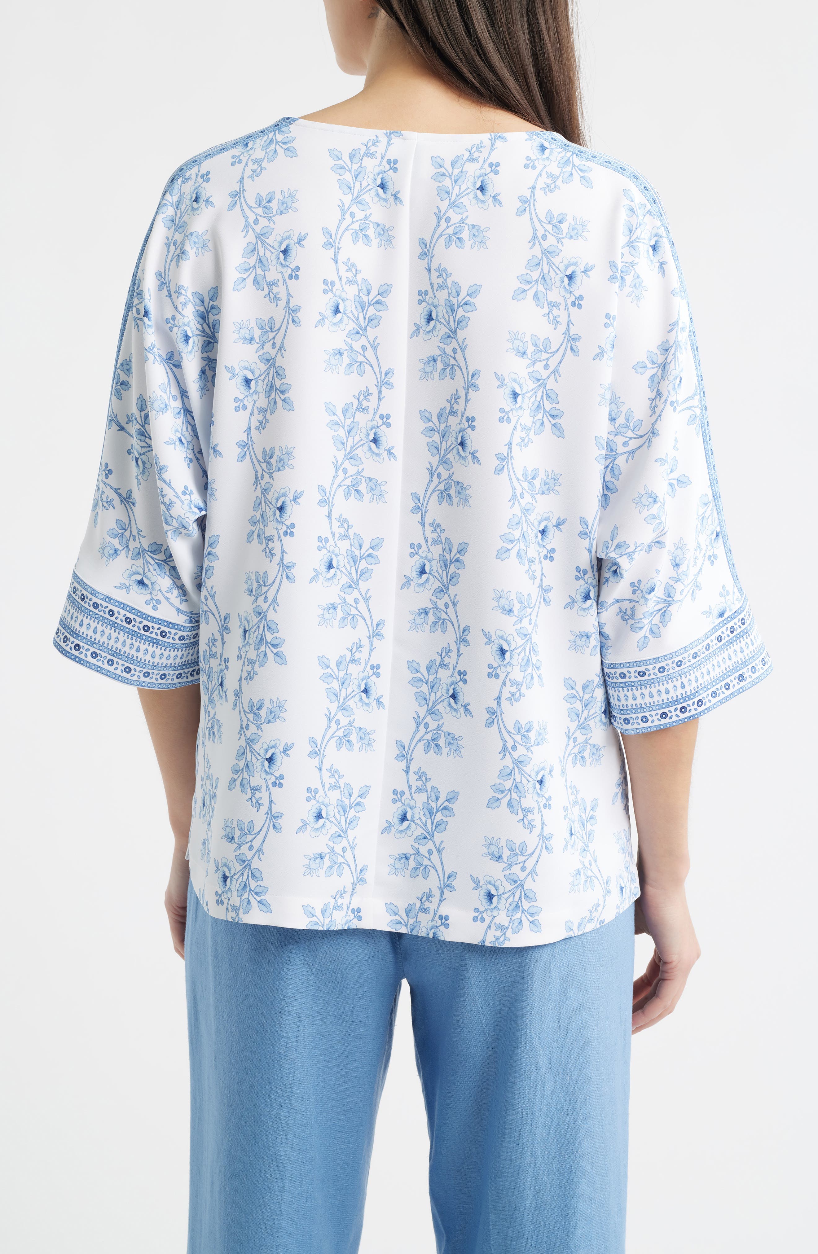 Mix Floral Print Top - image 2