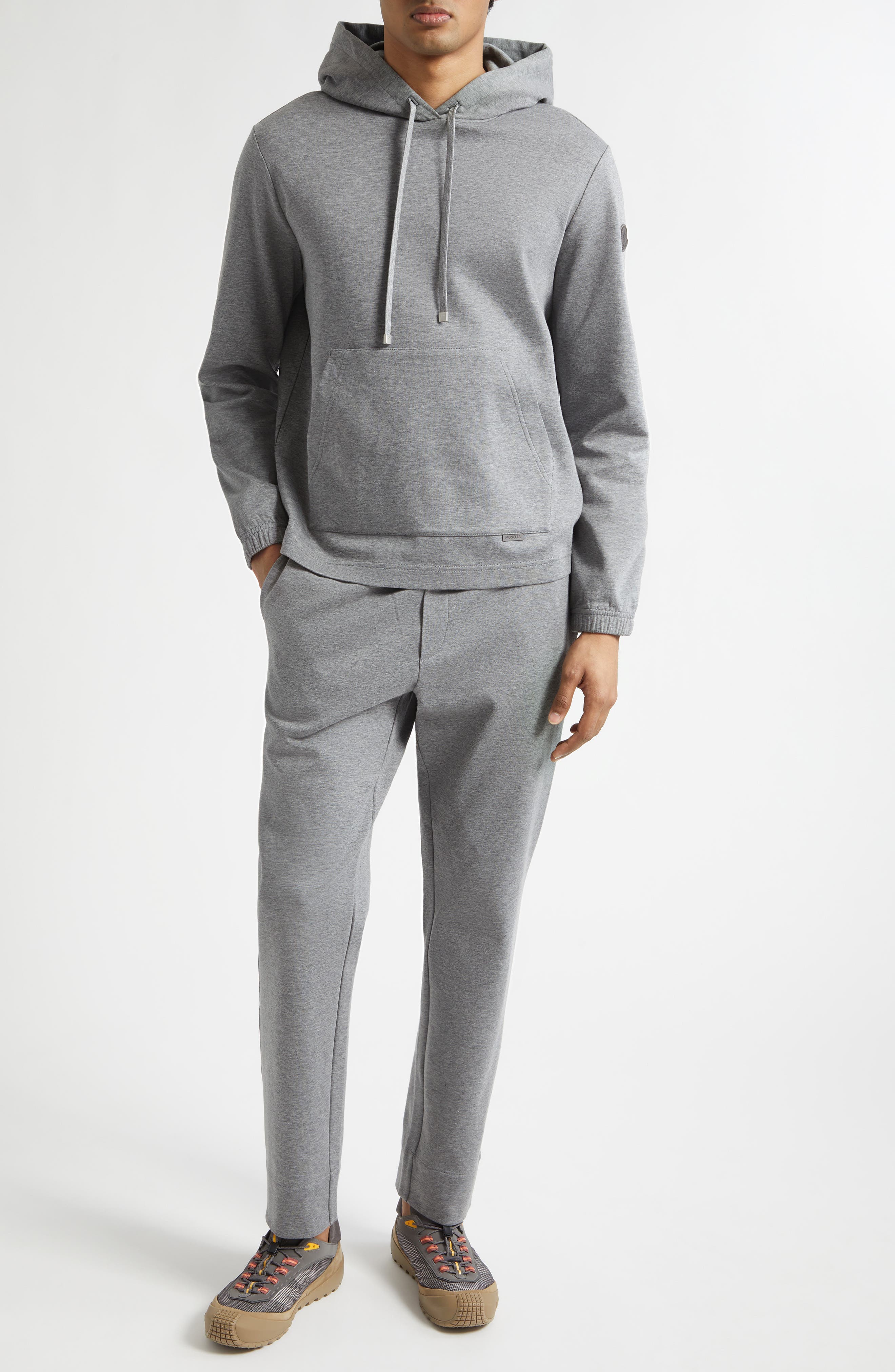 Cotton Blend Double Jersey Drawstring Joggers - image 2