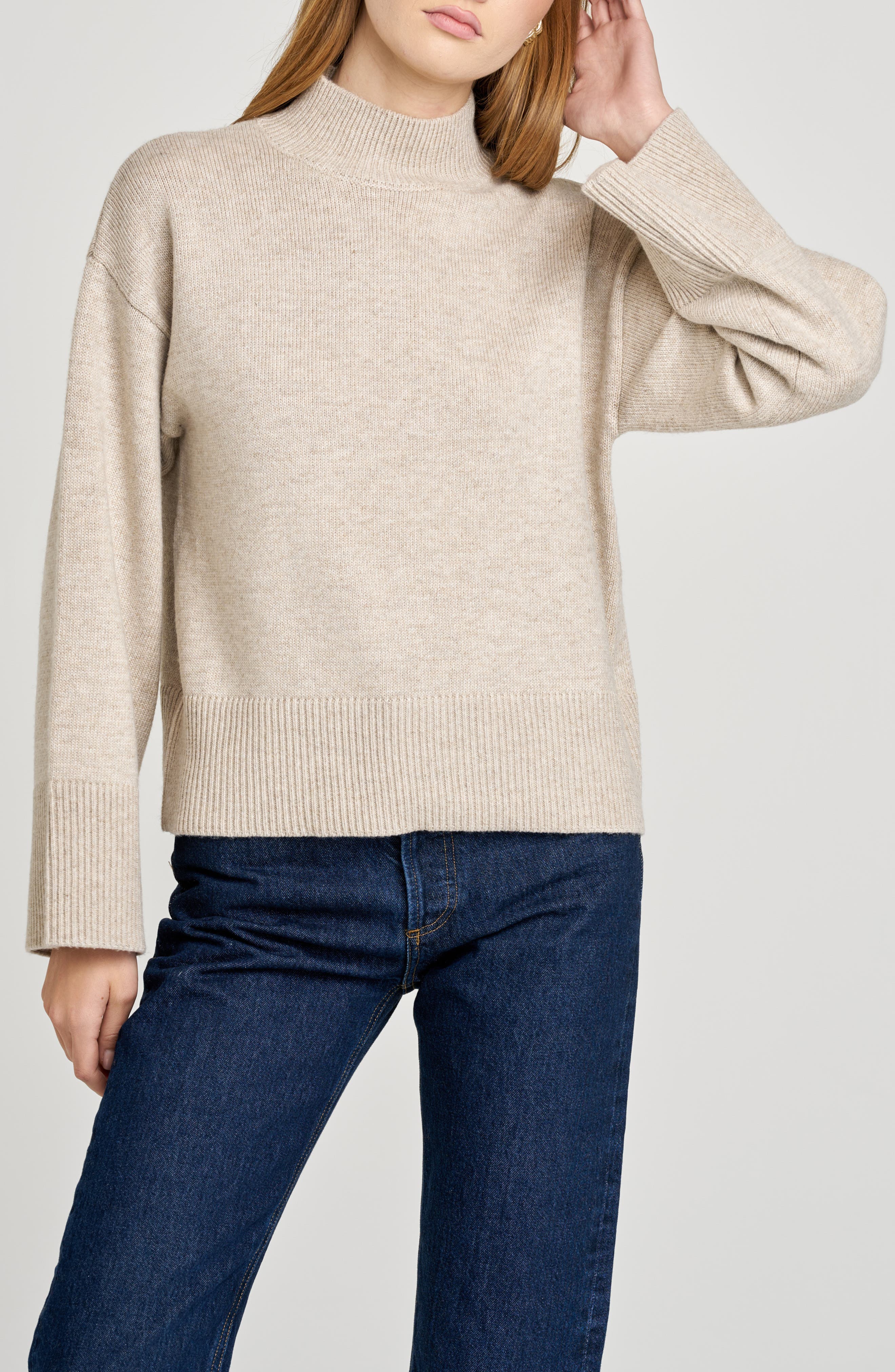 Addison Mock Neck Sweater - image 1