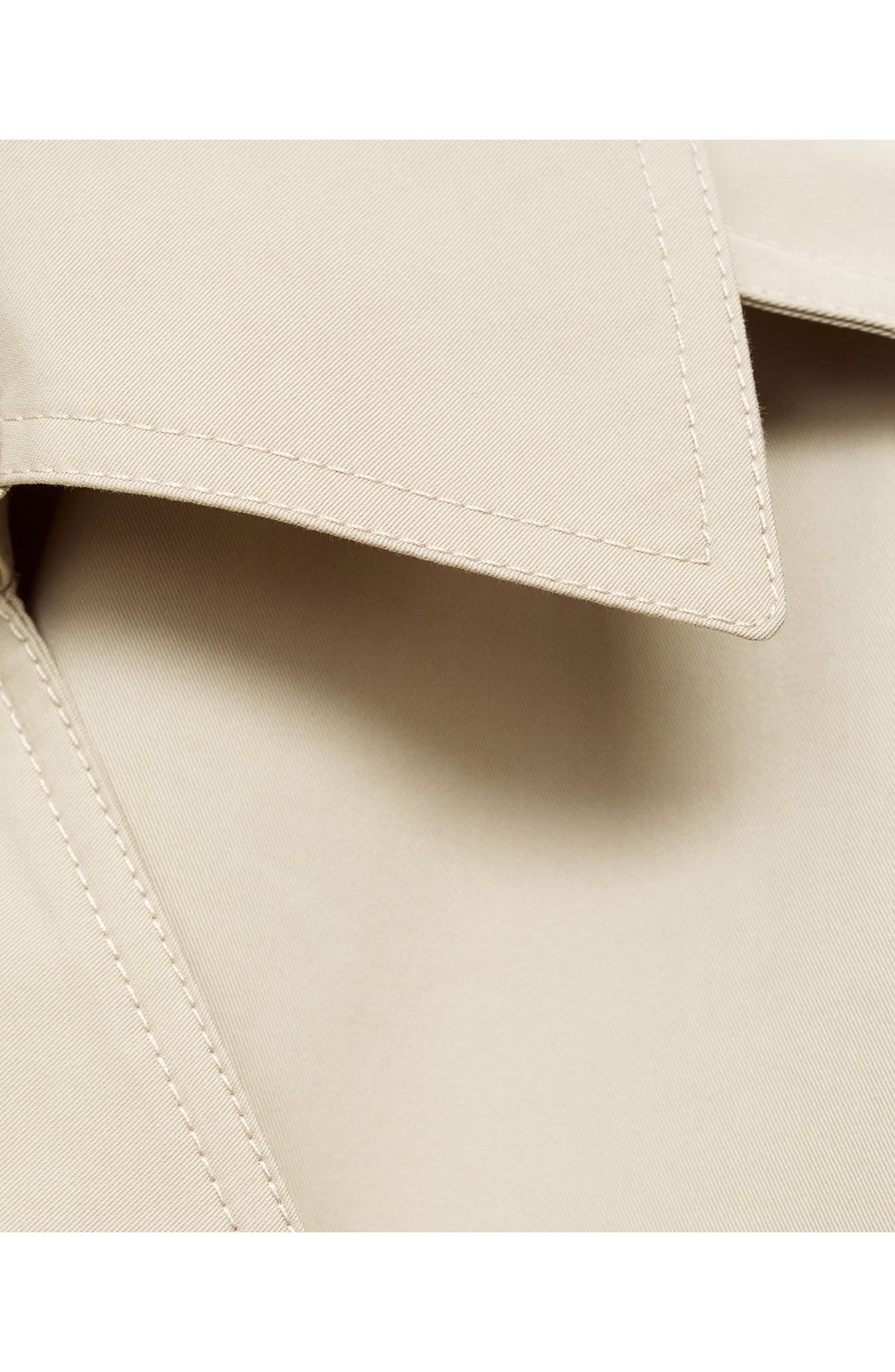 Double Breasted Crop Trench Coat - image 2