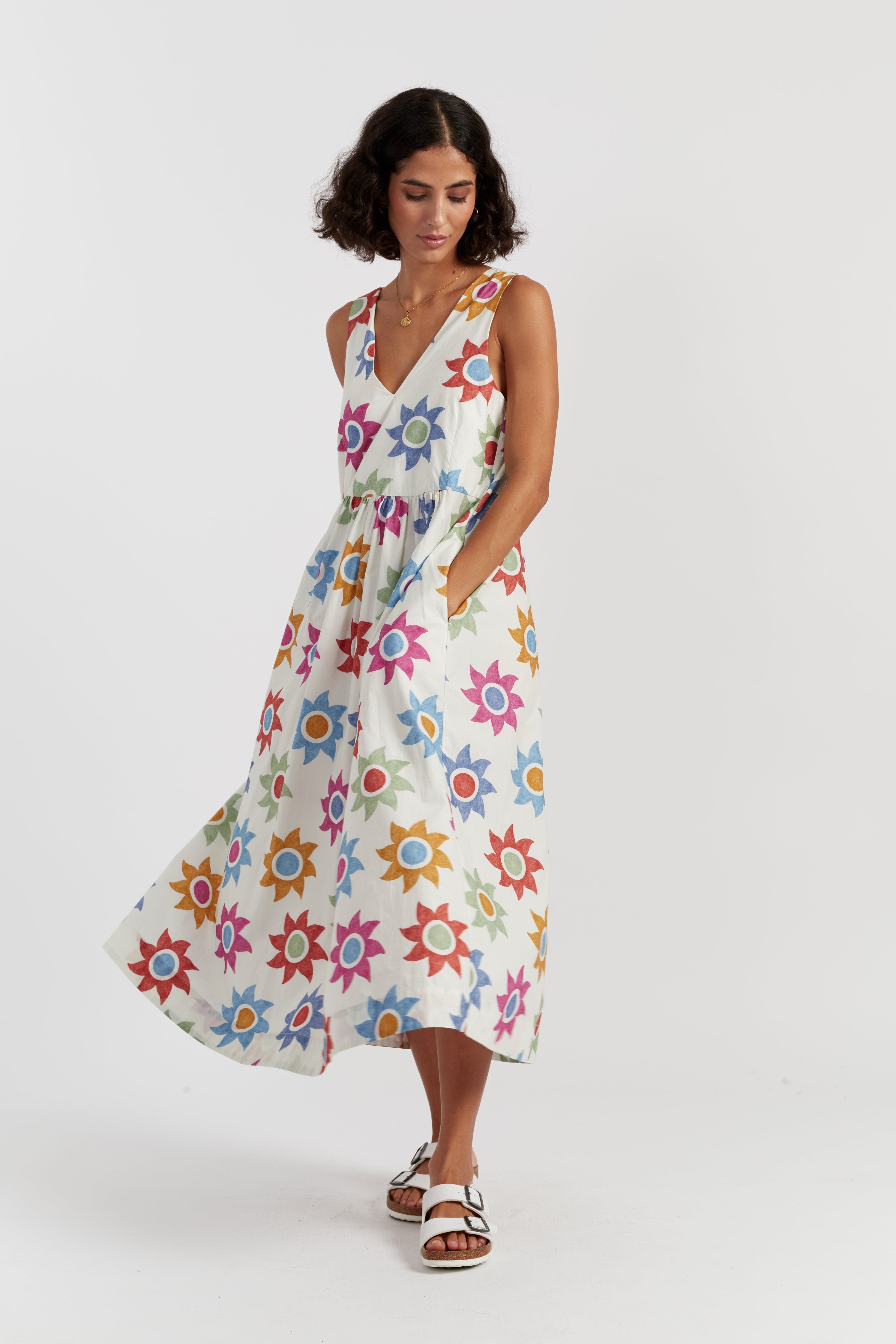 Cotton Sol Summer Dress - image 2