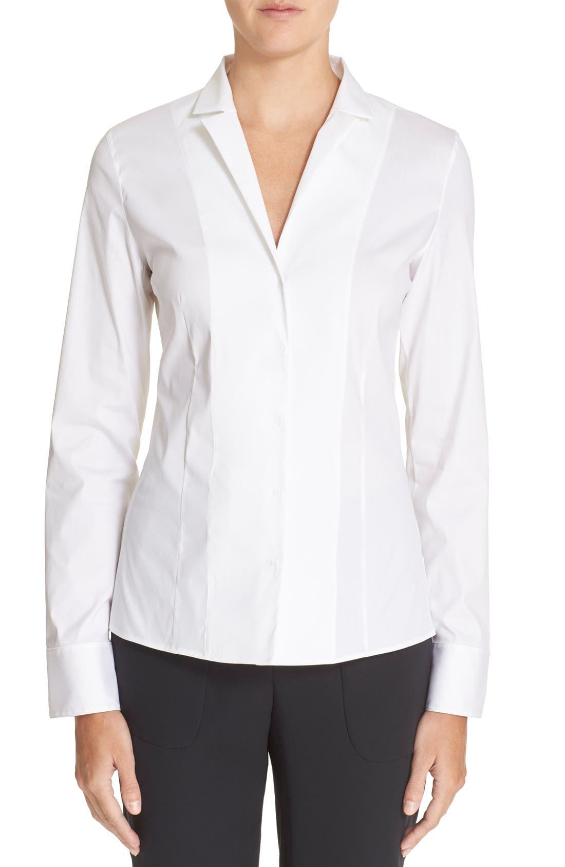 Cotton Poplin Blouse - image 1