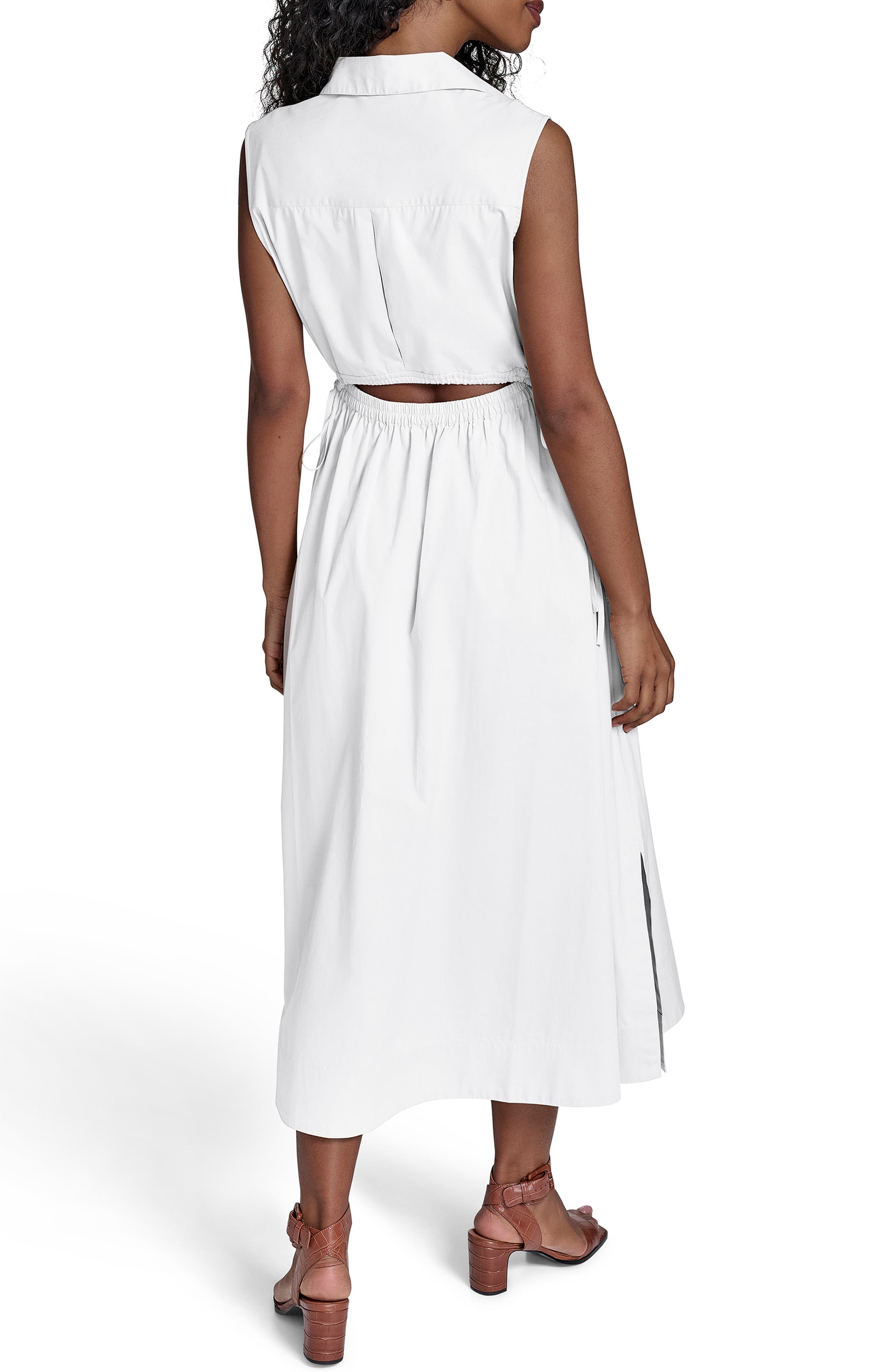 Cutout Cotton Maxi Dress - image 4