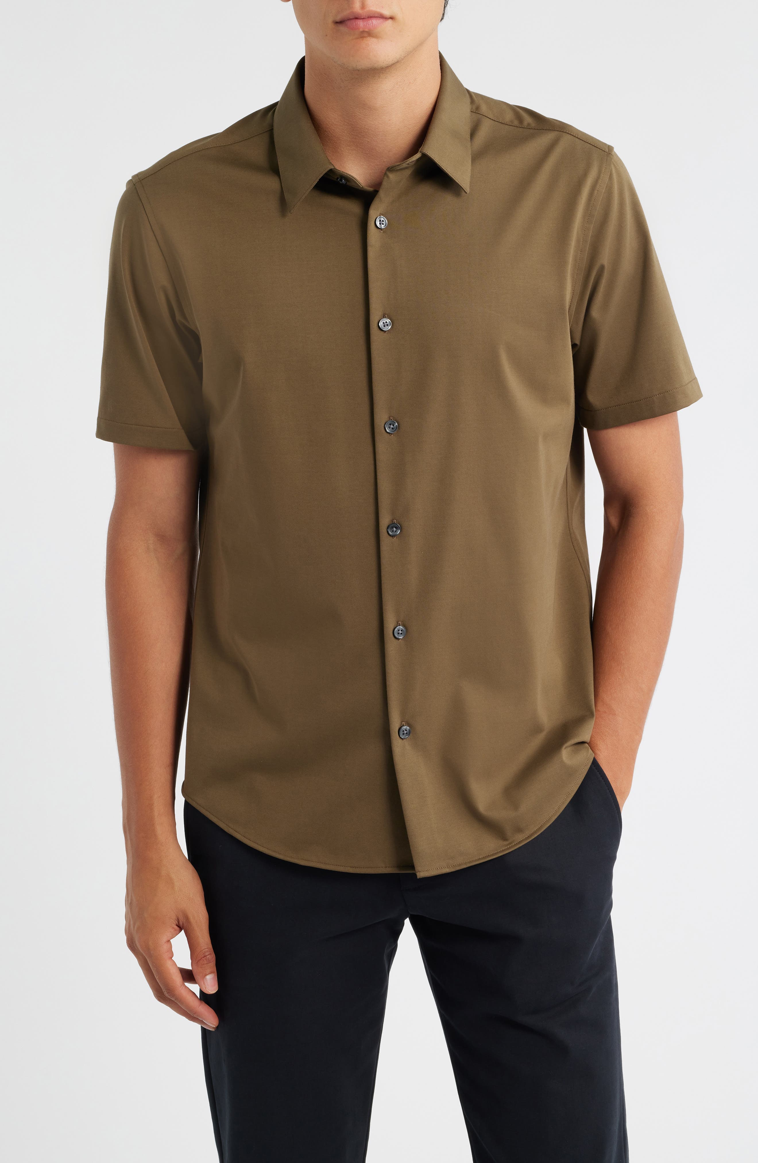 Irving Short Sleeve Button-Up Shirt - image 1