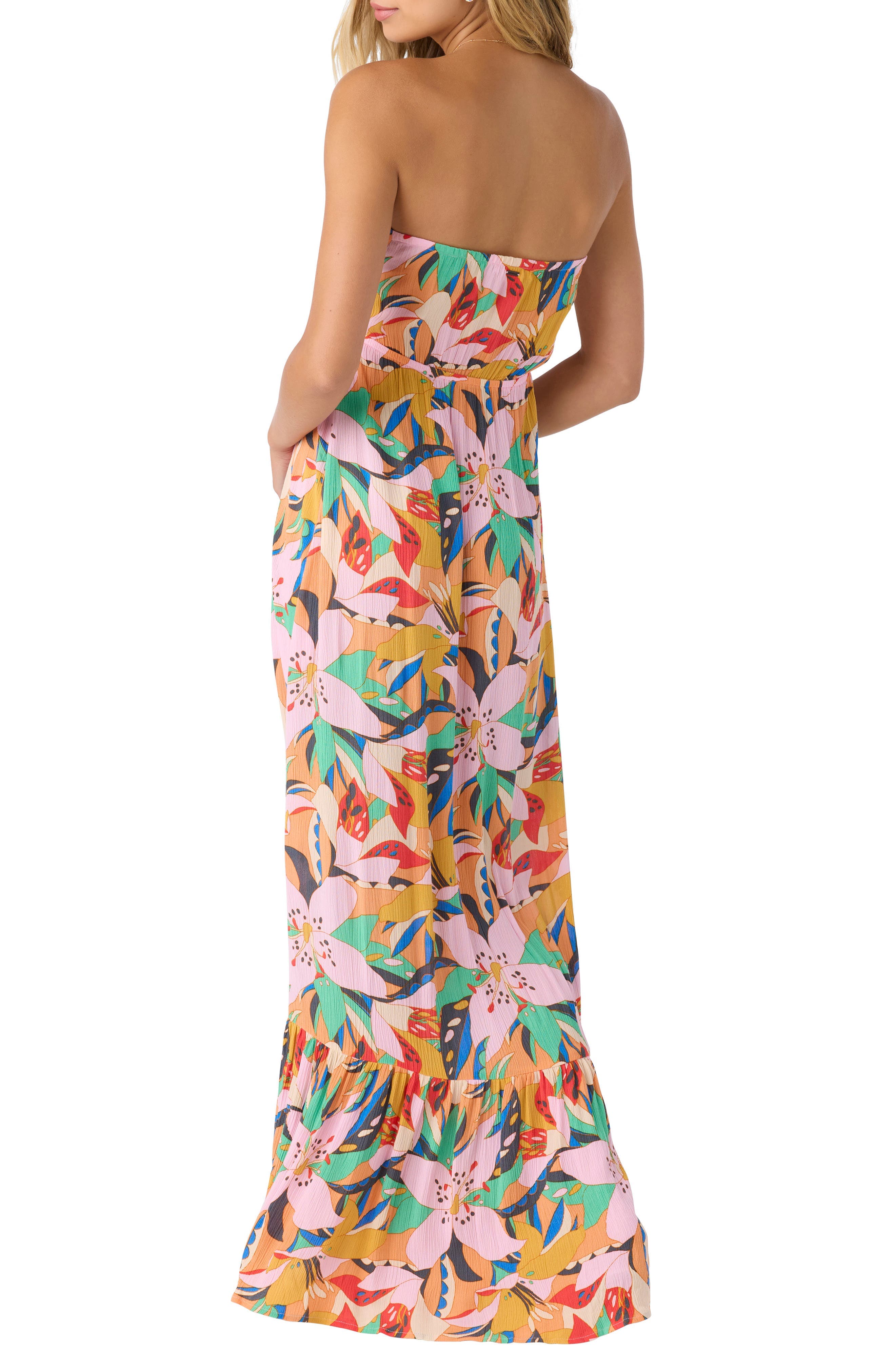Isadora Floral Strapless Maxi Dress - image 2