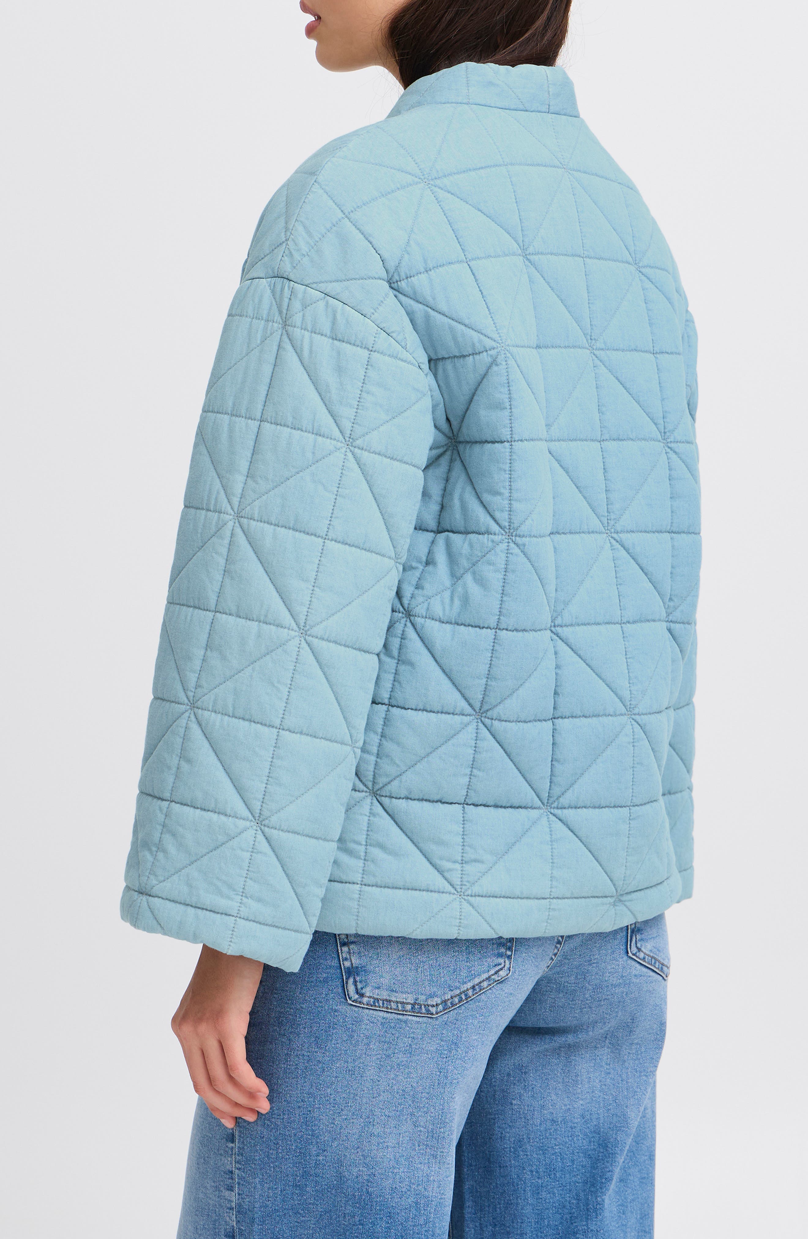 Quilted Denim Jacket - image 2