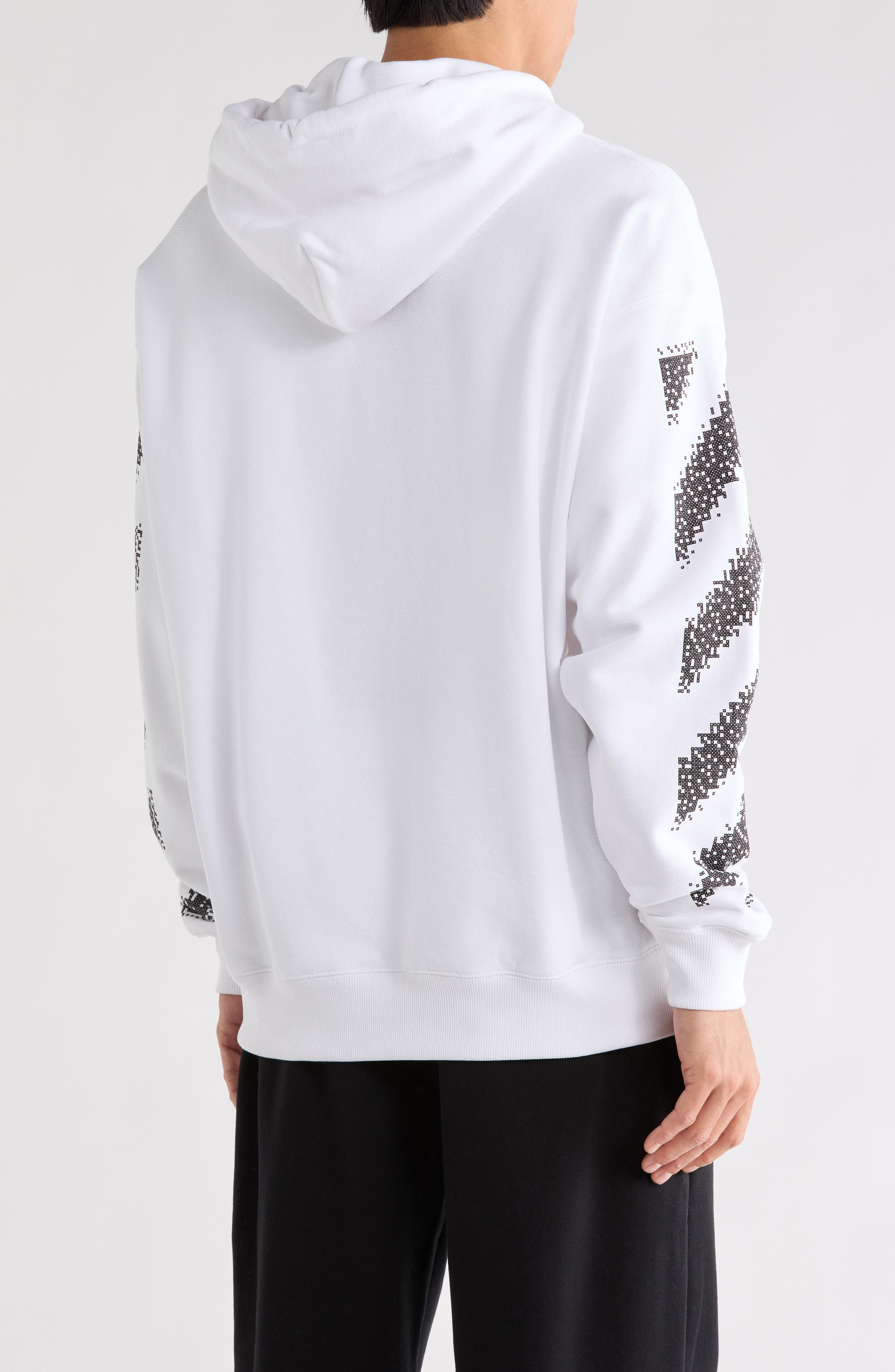 Pixel Diagonal Skate Hoodie - image 4