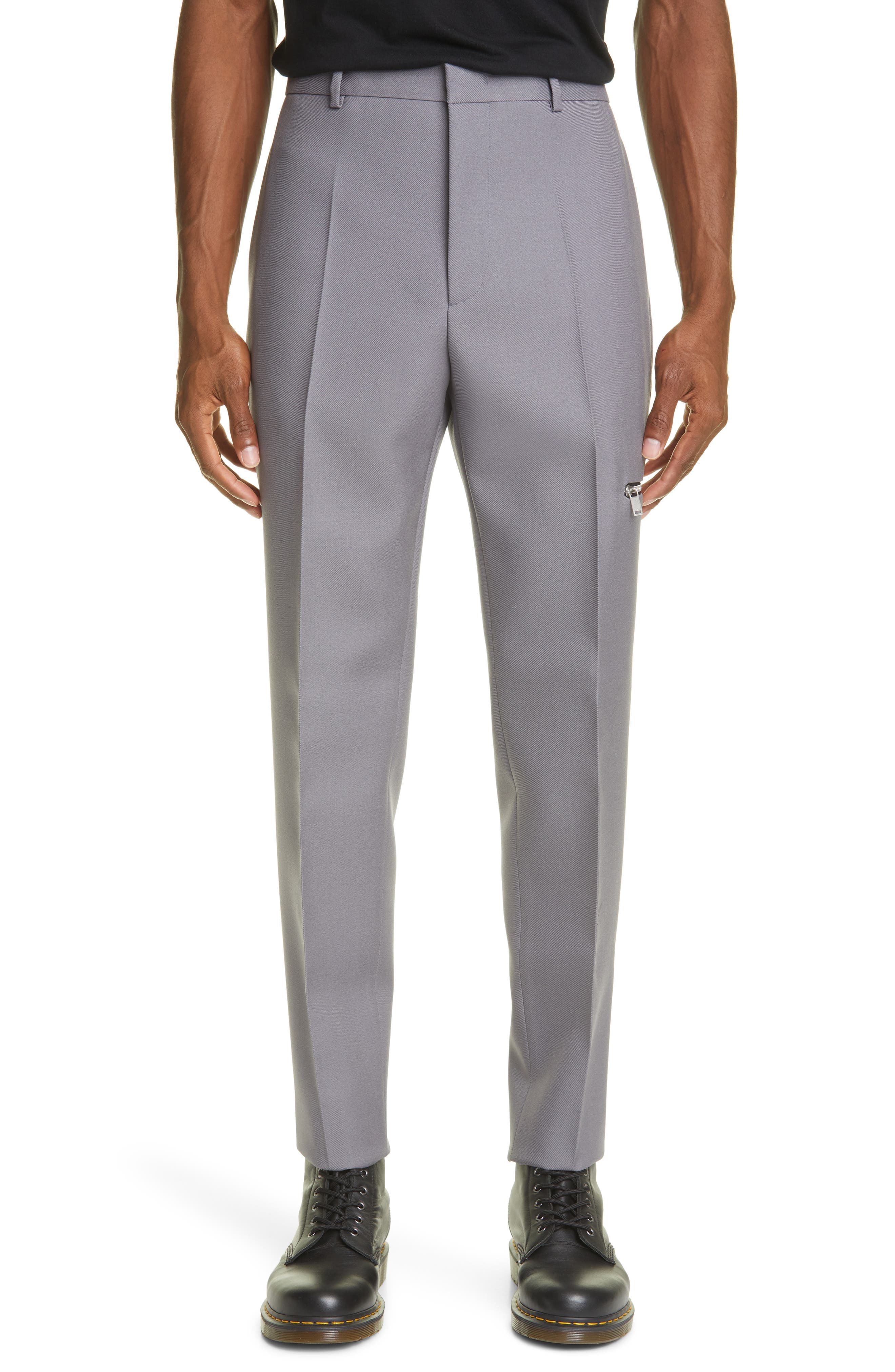 Wool Slim Trousers - image 1