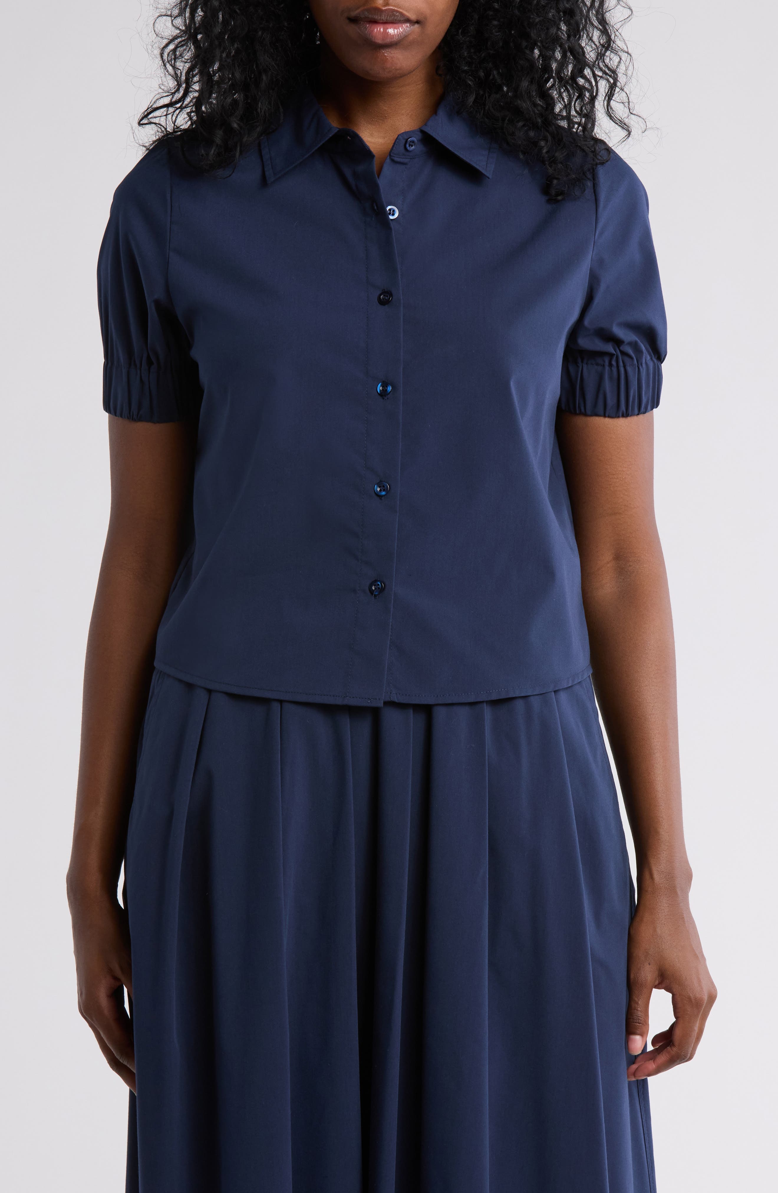Suzanne Collar Top - image 1