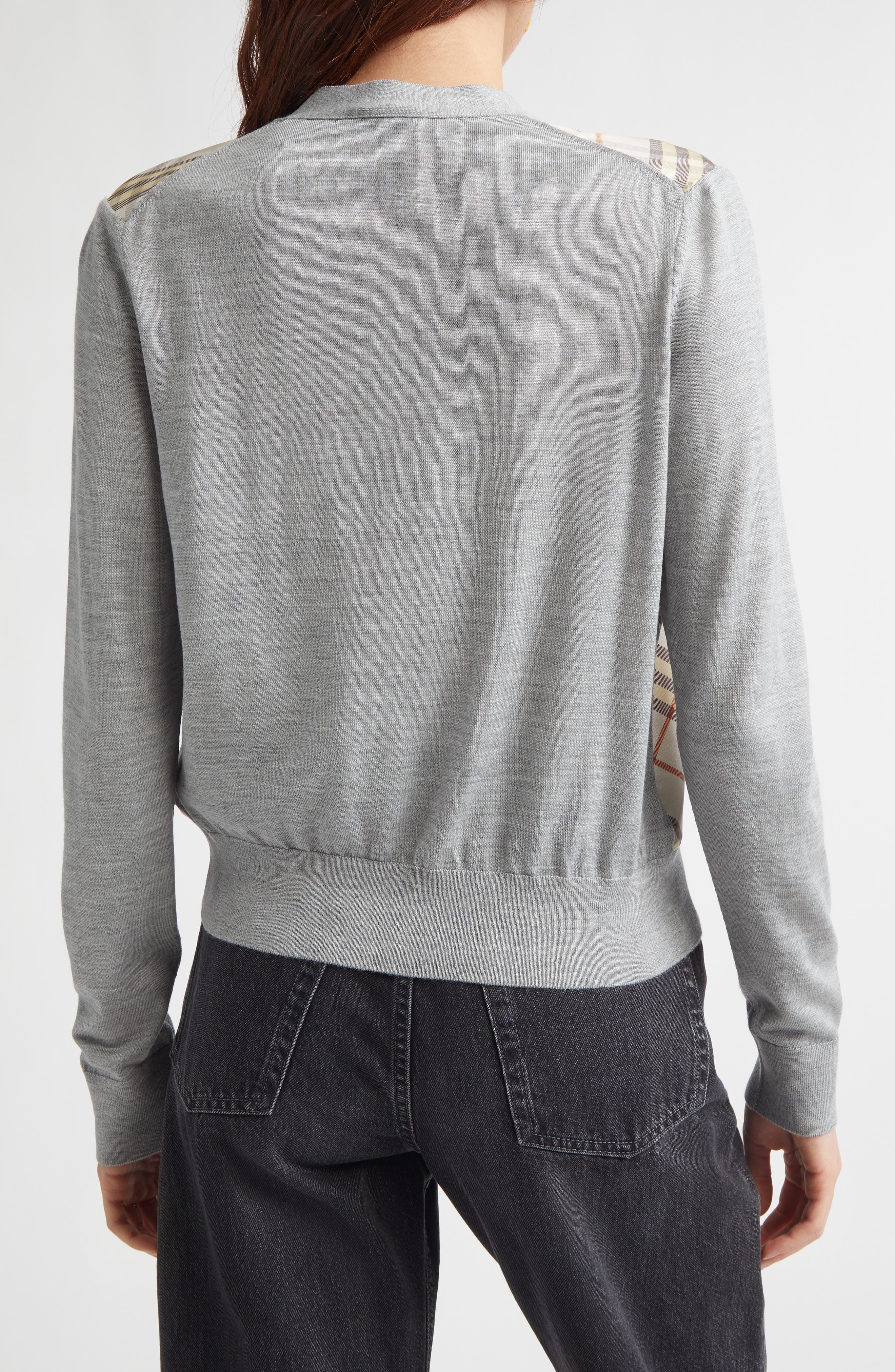 Sigourney Mixed Media Cardigan - image 2