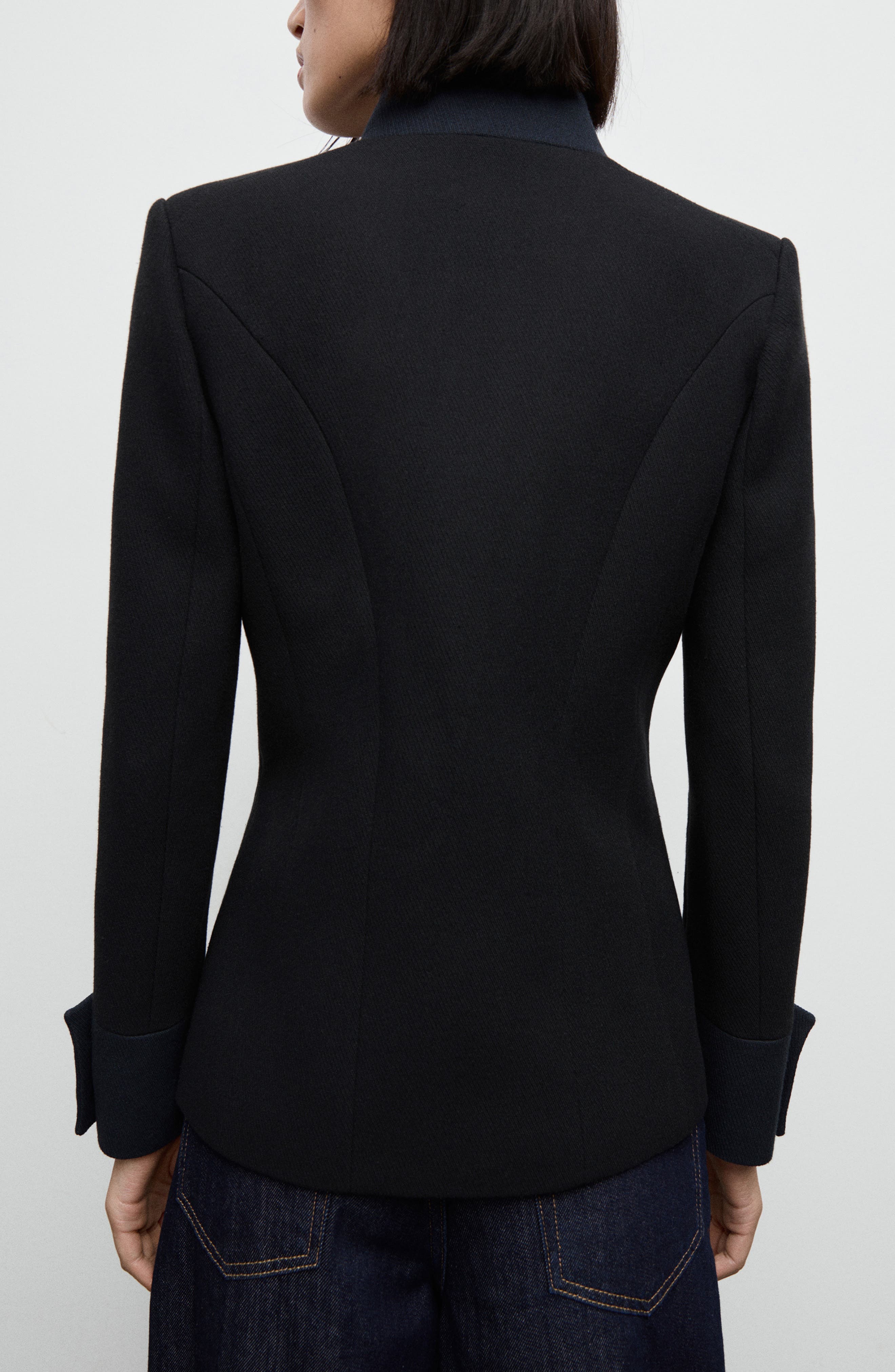 Fitted Cotton Blend Jacket - image 2
