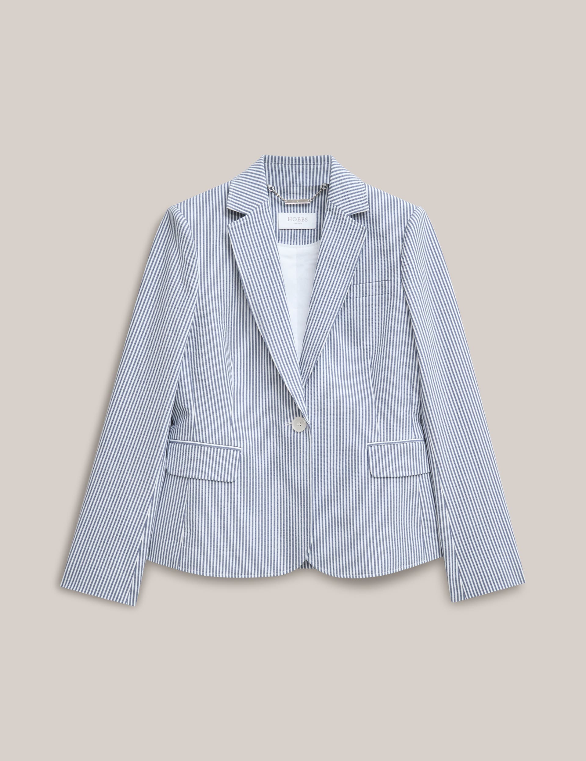 Blake Structured Single-Button Blazer - image 2